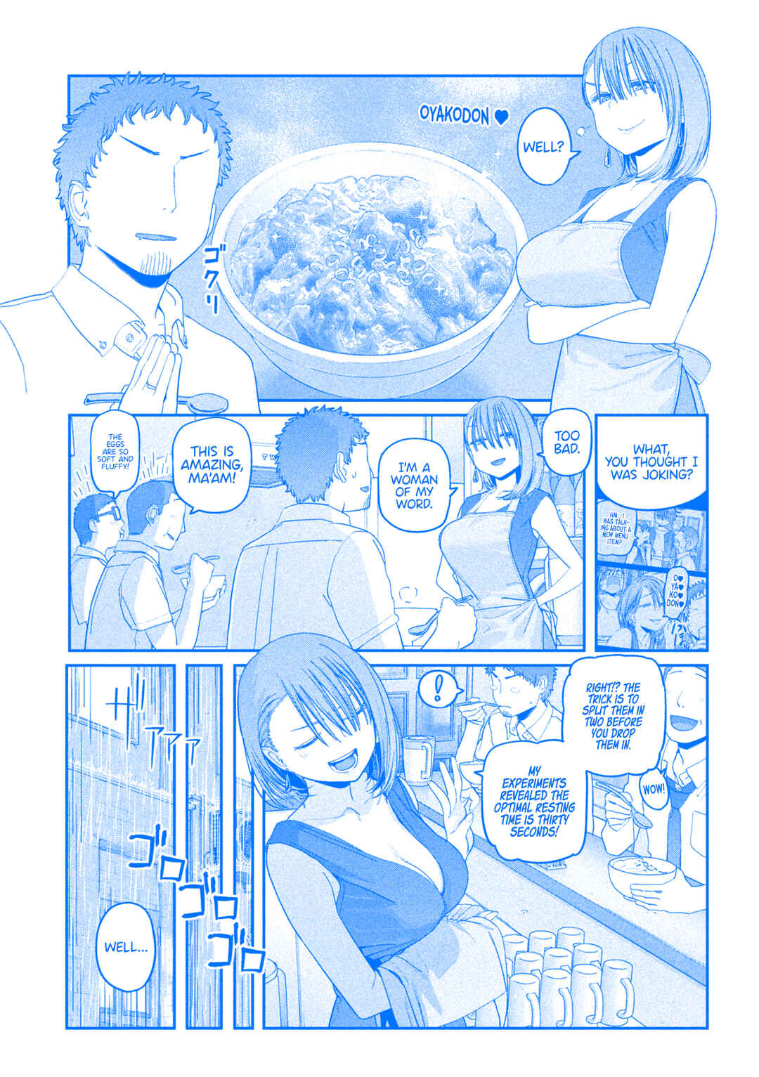 Page 4 Chapter 61 Getsuyoubi no Tawawa (Blue) (Fan Colored)