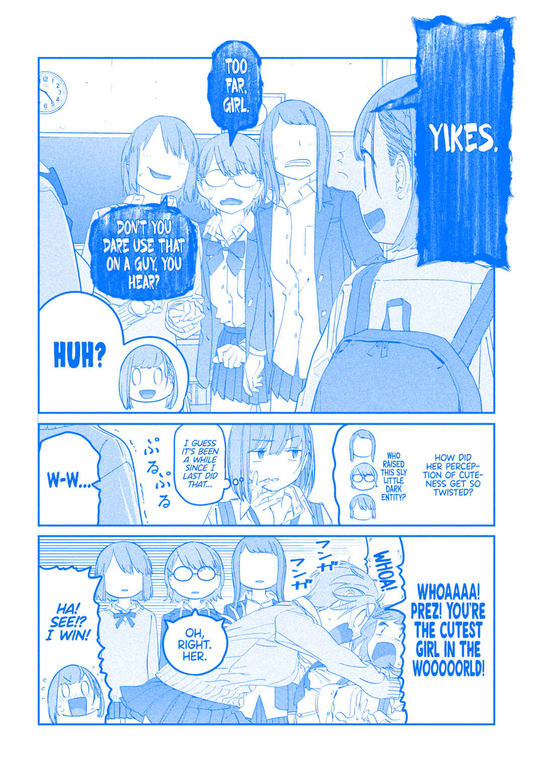 Page 13 Chapter 97 Getsuyoubi no Tawawa (Blue) (Fan Colored)