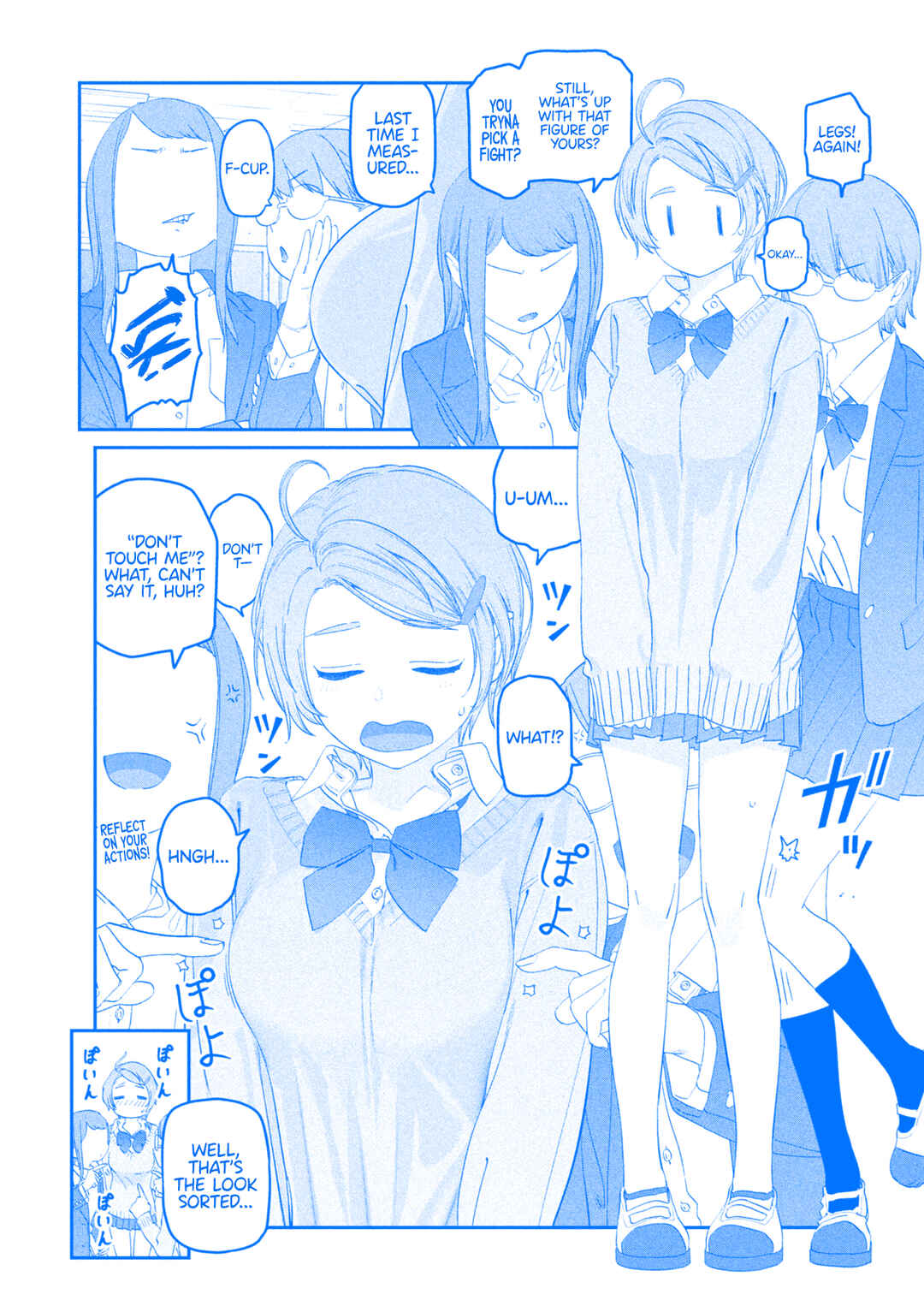 Page 4 Chapter 97 Getsuyoubi no Tawawa (Blue) (Fan Colored)