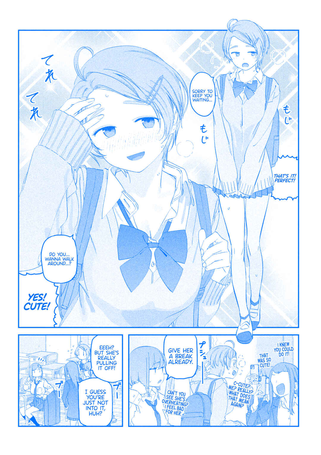 Page 6 Chapter 97 Getsuyoubi no Tawawa (Blue) (Fan Colored)