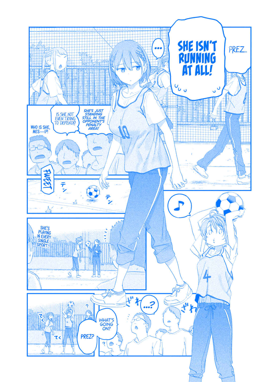 Page 14 Chapter 105 Getsuyoubi no Tawawa (Blue) (Fan Colored)
