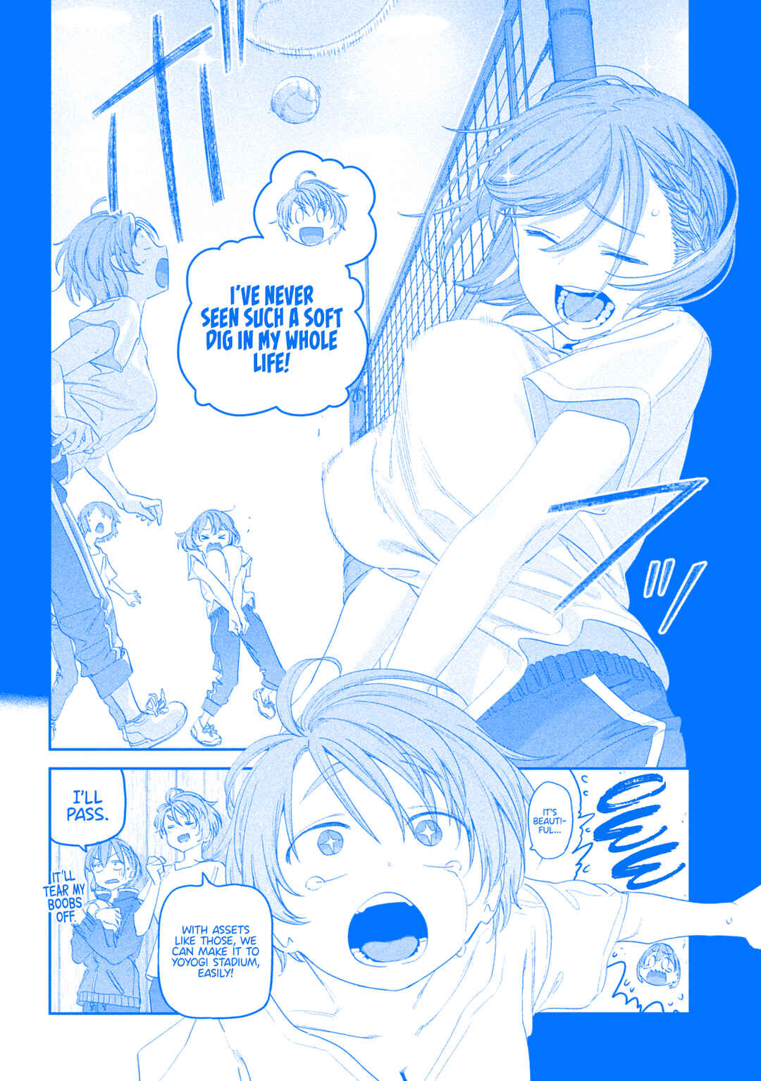 Page 7 Chapter 105 Getsuyoubi no Tawawa (Blue) (Fan Colored)