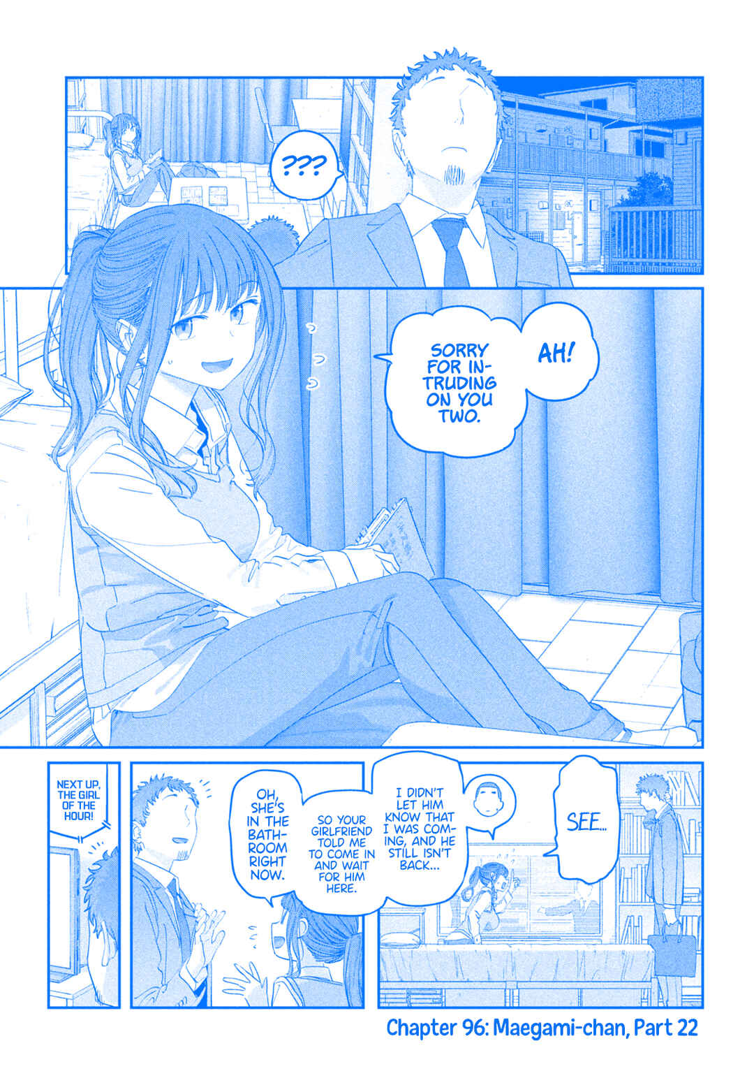 Page 2 Chapter 96 Getsuyoubi no Tawawa (Blue) (Fan Colored)
