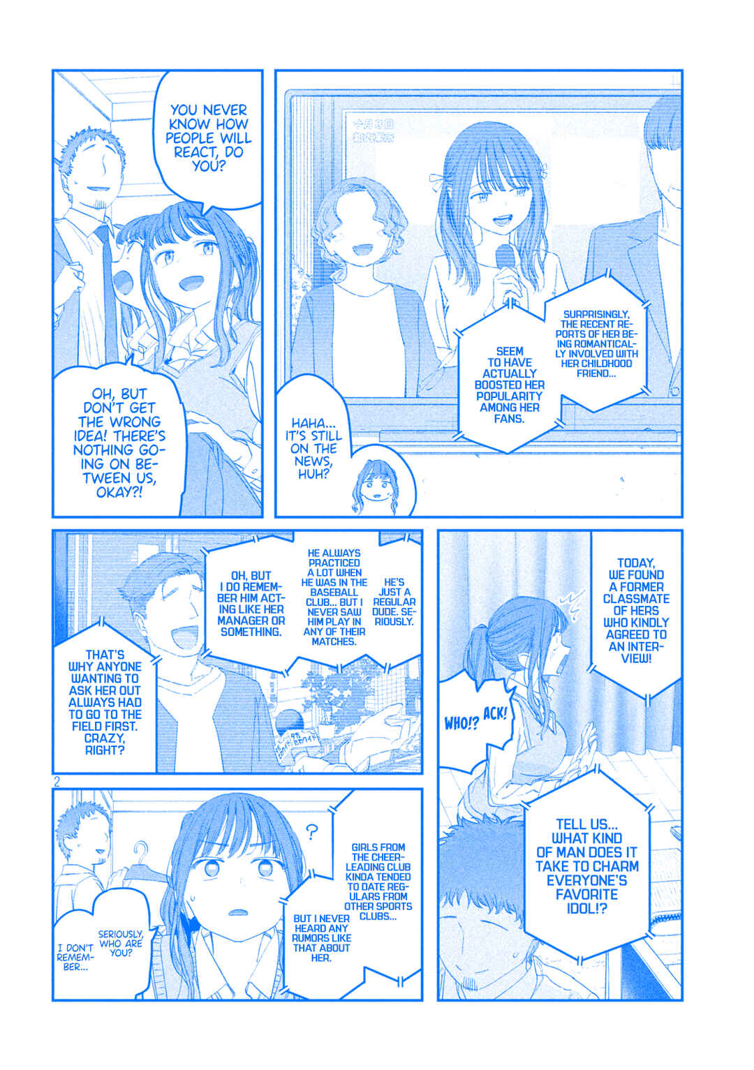 Page 3 Chapter 96 Getsuyoubi no Tawawa (Blue) (Fan Colored)