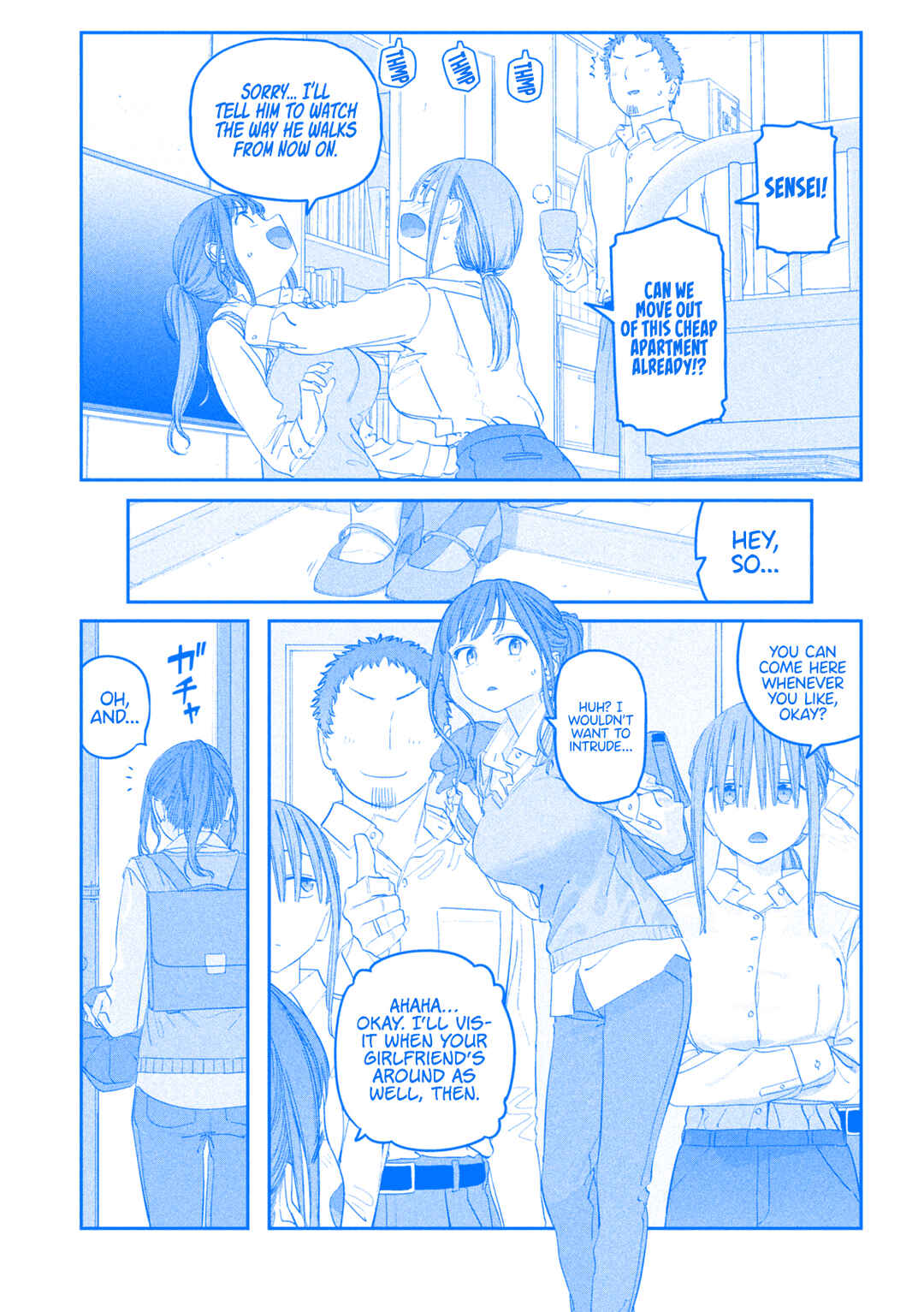 Page 8 Chapter 96 Getsuyoubi no Tawawa (Blue) (Fan Colored)