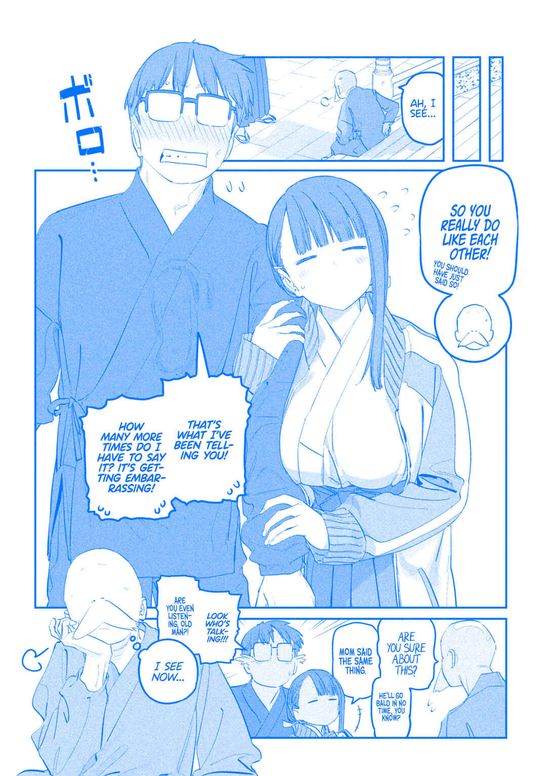 Page 10 Chapter 90 Getsuyoubi no Tawawa (Blue) (Fan Colored)