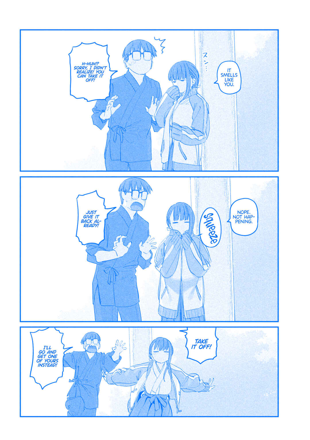 Page 8 Chapter 90 Getsuyoubi no Tawawa (Blue) (Fan Colored)