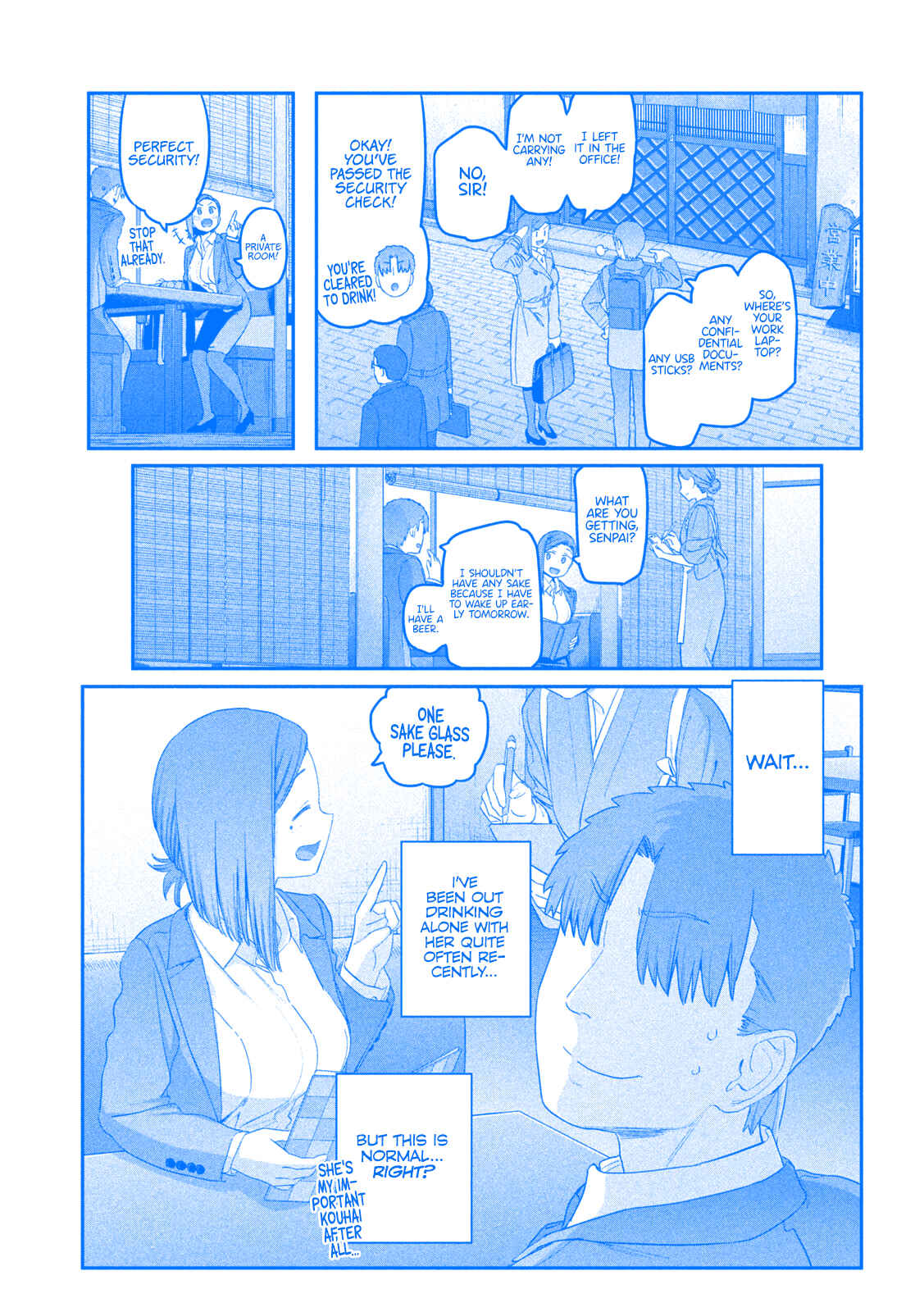 Page 4 Chapter 23 Getsuyoubi no Tawawa (Blue) (Fan Colored)