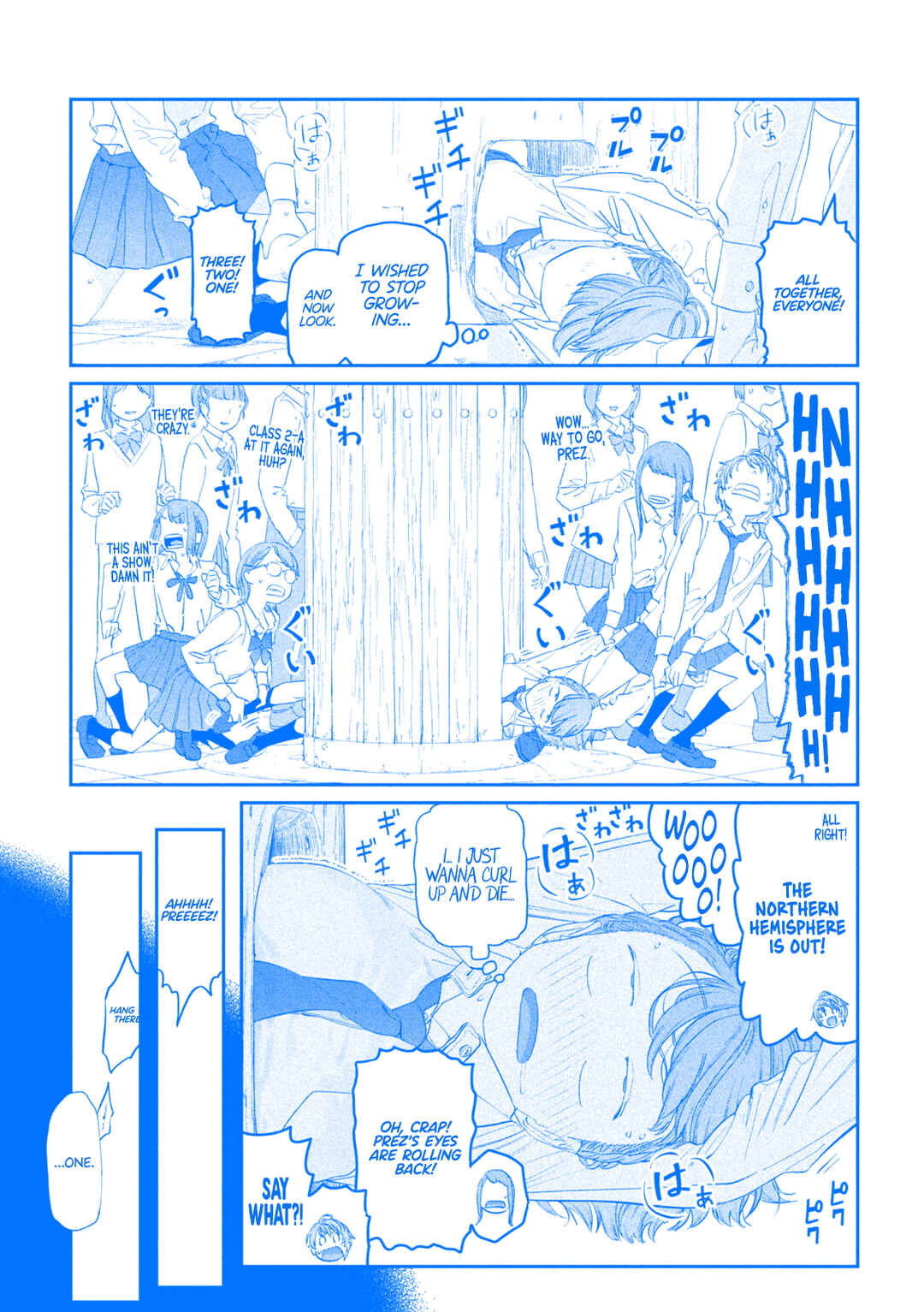 Page 9 Chapter 100 Getsuyoubi no Tawawa (Blue) (Fan Colored)
