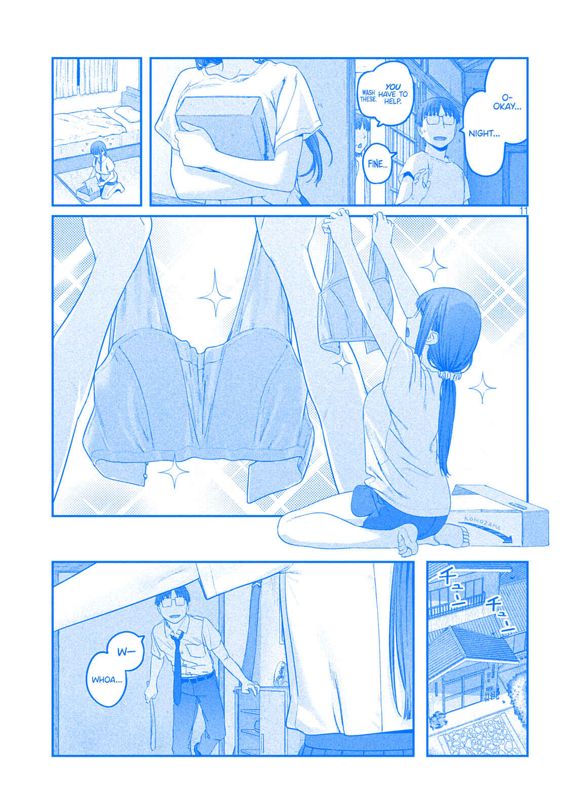 Page 11 Chapter 48 Getsuyoubi no Tawawa (Blue) (Fan Colored)