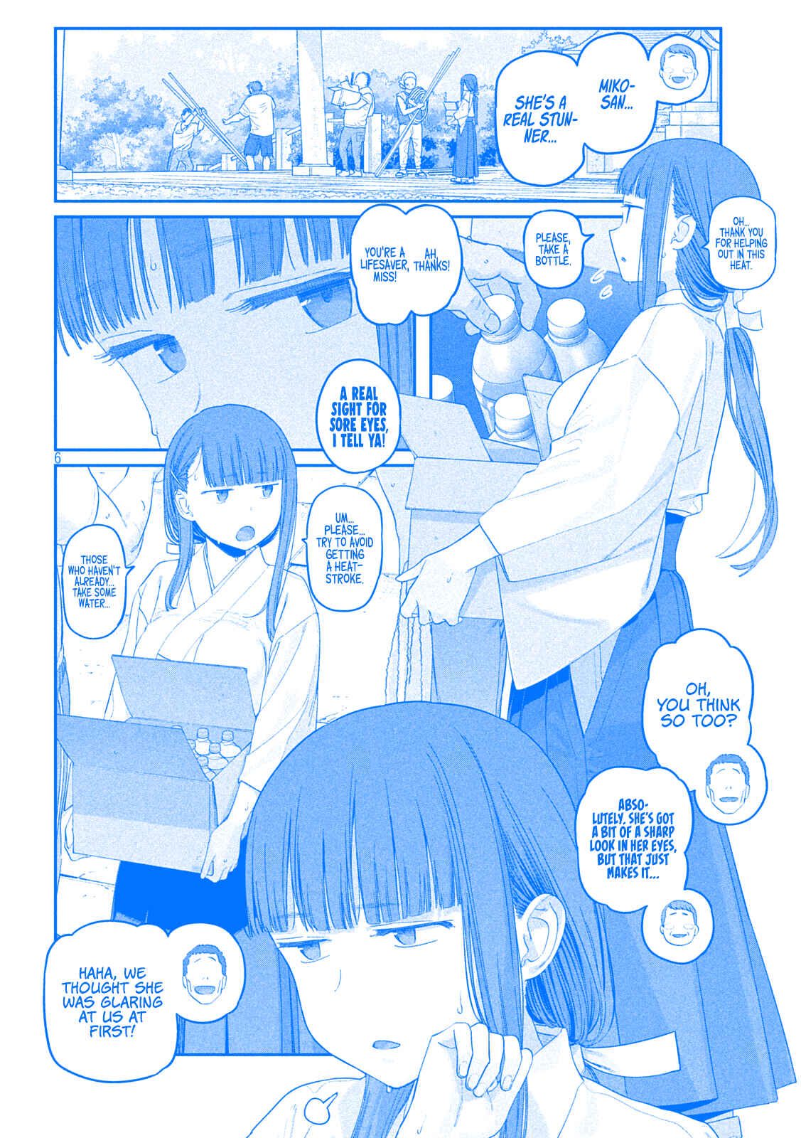 Page 6 Chapter 48 Getsuyoubi no Tawawa (Blue) (Fan Colored)
