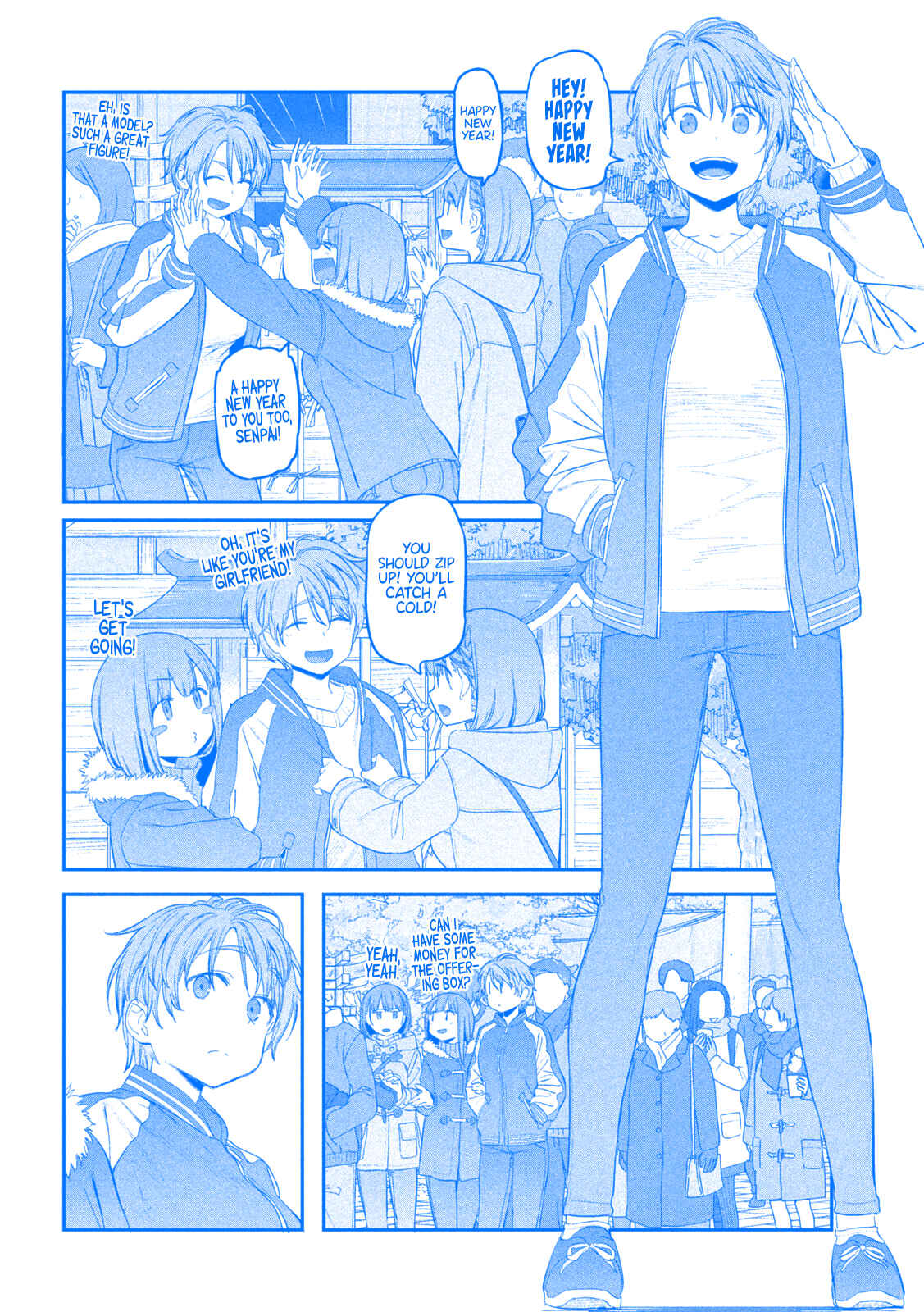 Page 10 Chapter 19 Getsuyoubi no Tawawa (Blue) (Fan Colored)