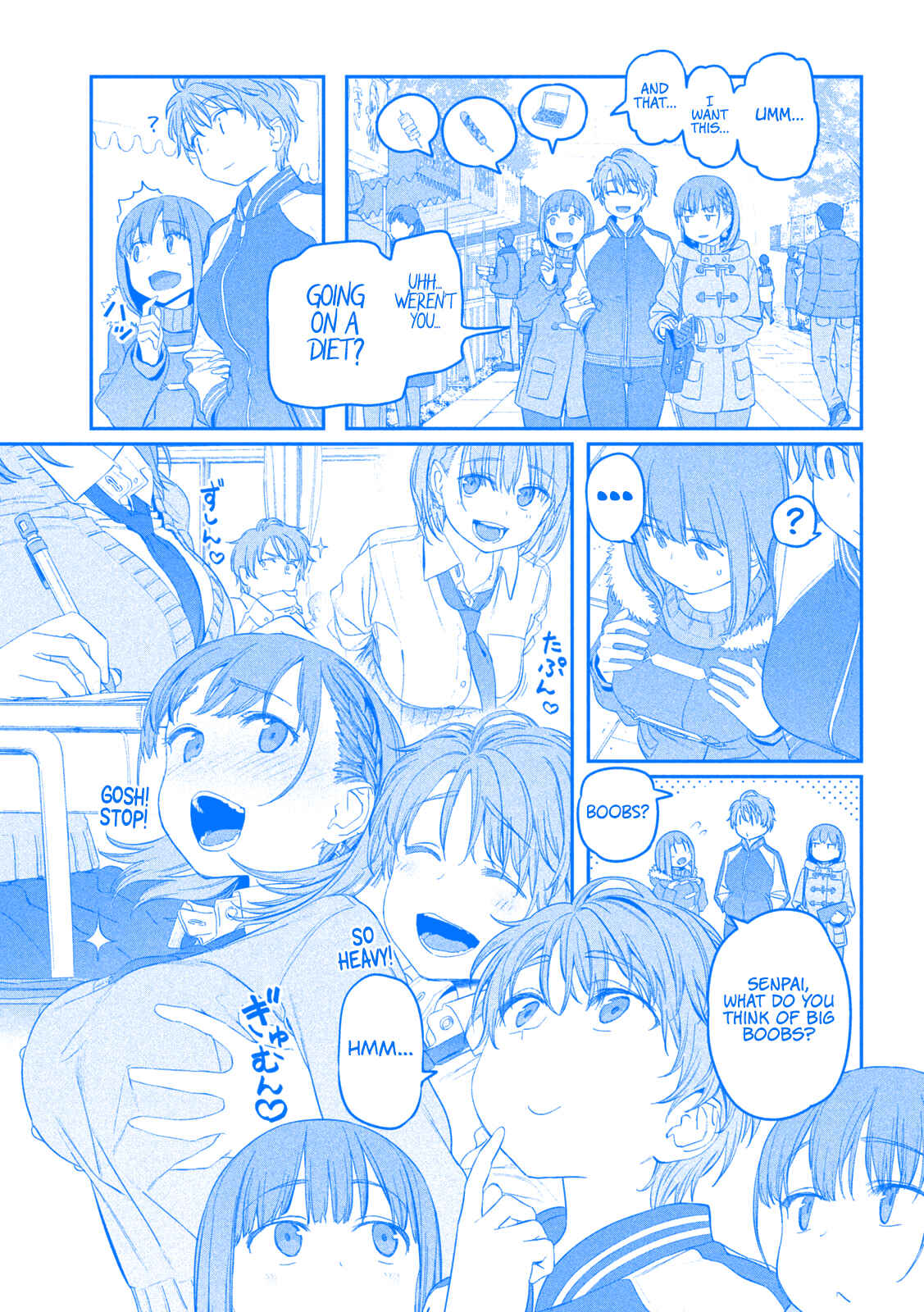Page 13 Chapter 19 Getsuyoubi no Tawawa (Blue) (Fan Colored)