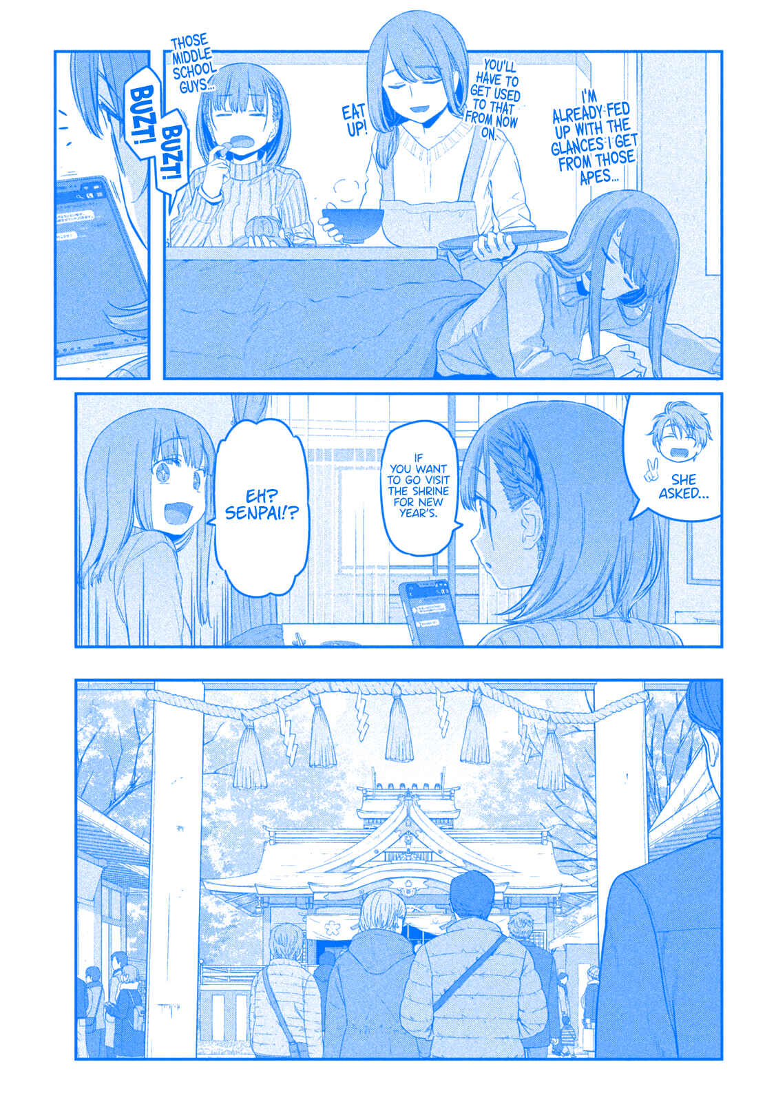 Page 9 Chapter 19 Getsuyoubi no Tawawa (Blue) (Fan Colored)