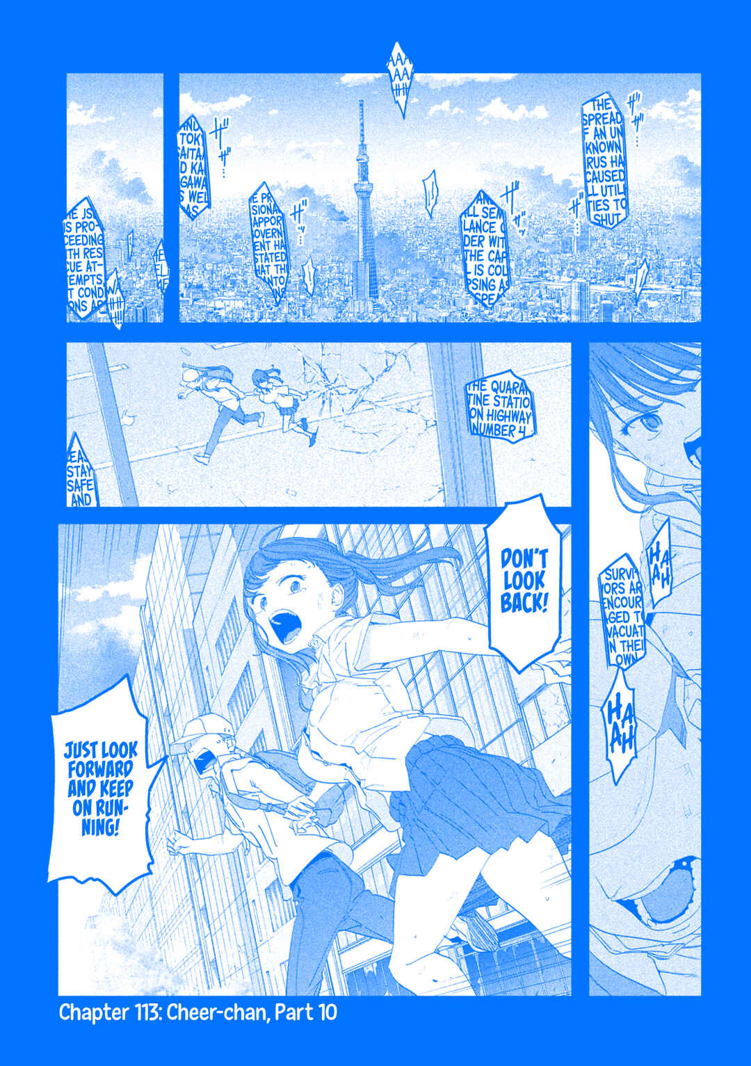 Page 2 Chapter 113 Getsuyoubi no Tawawa (Blue) (Fan Colored)