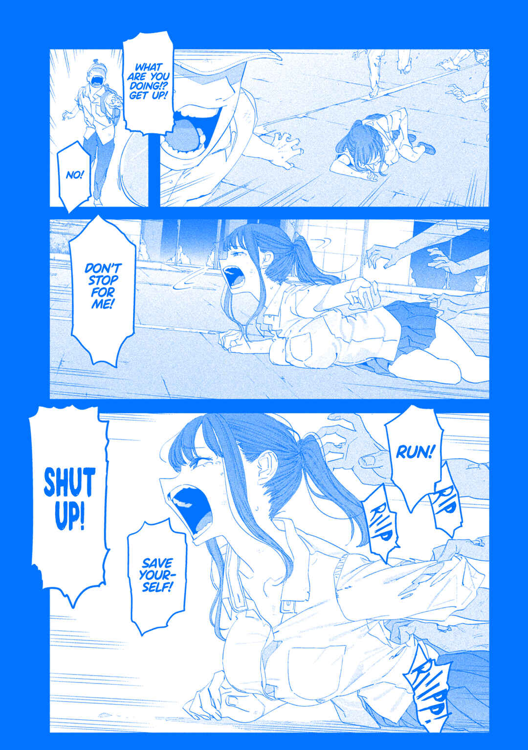 Page 4 Chapter 113 Getsuyoubi no Tawawa (Blue) (Fan Colored)