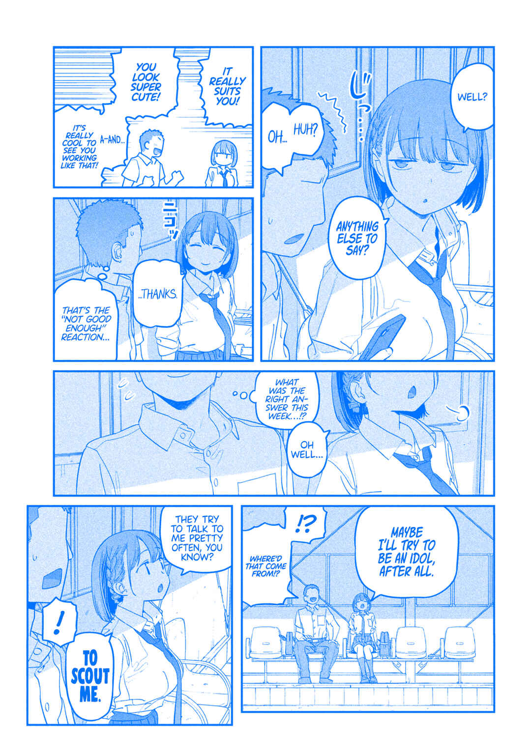 Page 8 Chapter 70 Getsuyoubi no Tawawa (Blue) (Fan Colored)
