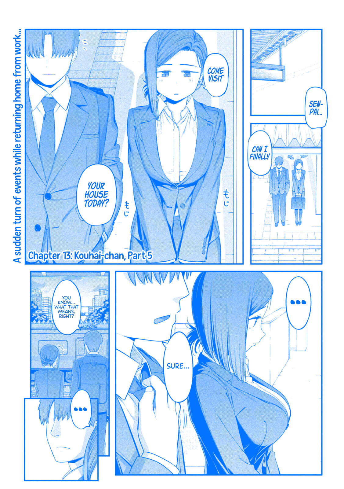 Page 3 Chapter 13 Getsuyoubi no Tawawa (Blue) (Fan Colored)
