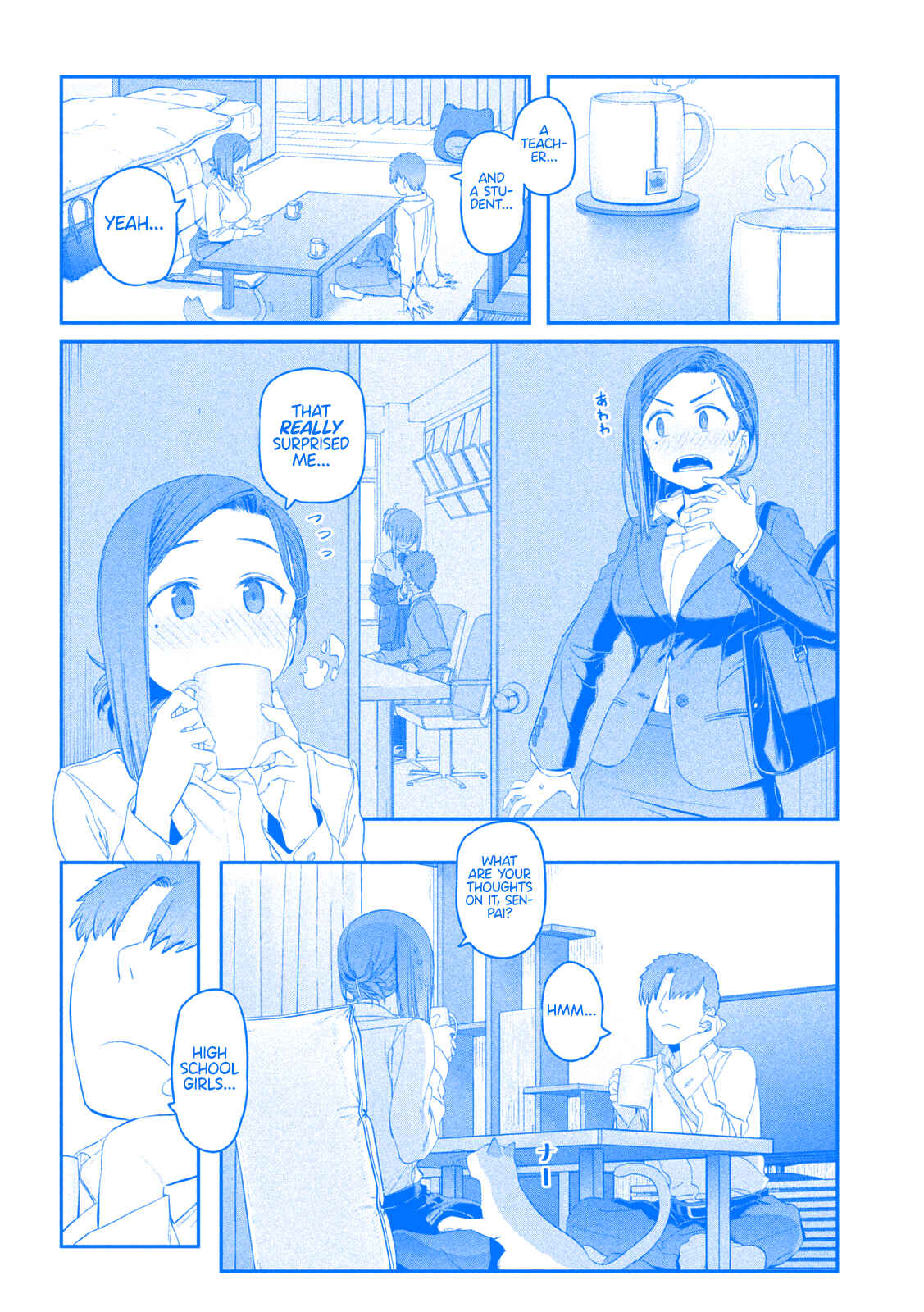Page 8 Chapter 13 Getsuyoubi no Tawawa (Blue) (Fan Colored)