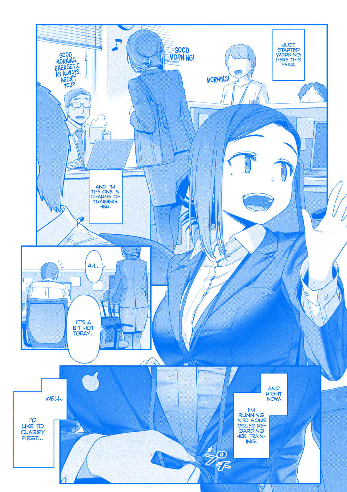 Page 4 Chapter 2 Getsuyoubi no Tawawa (Blue) (Fan Colored)