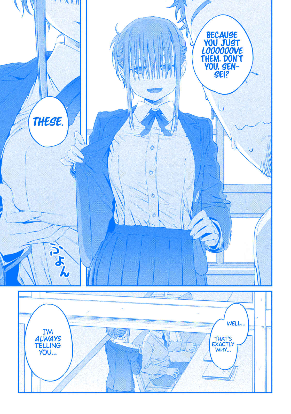 Page 10 Chapter 12 Getsuyoubi no Tawawa (Blue) (Fan Colored)