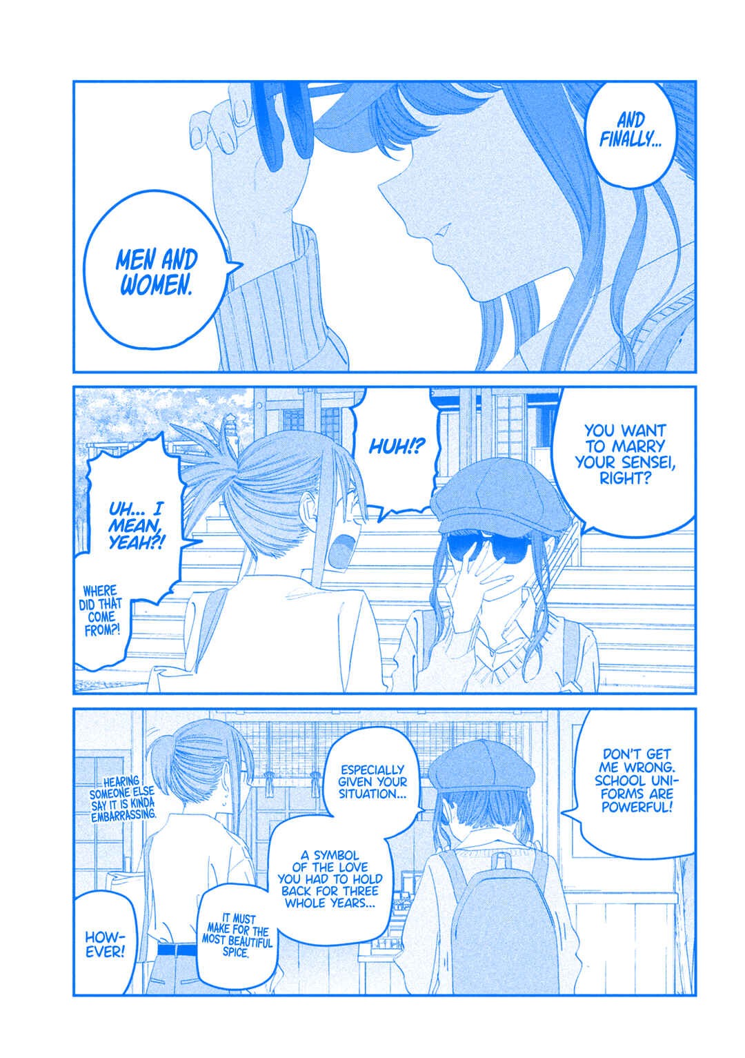 Page 6 Chapter 112 Getsuyoubi no Tawawa (Blue) (Fan Colored)