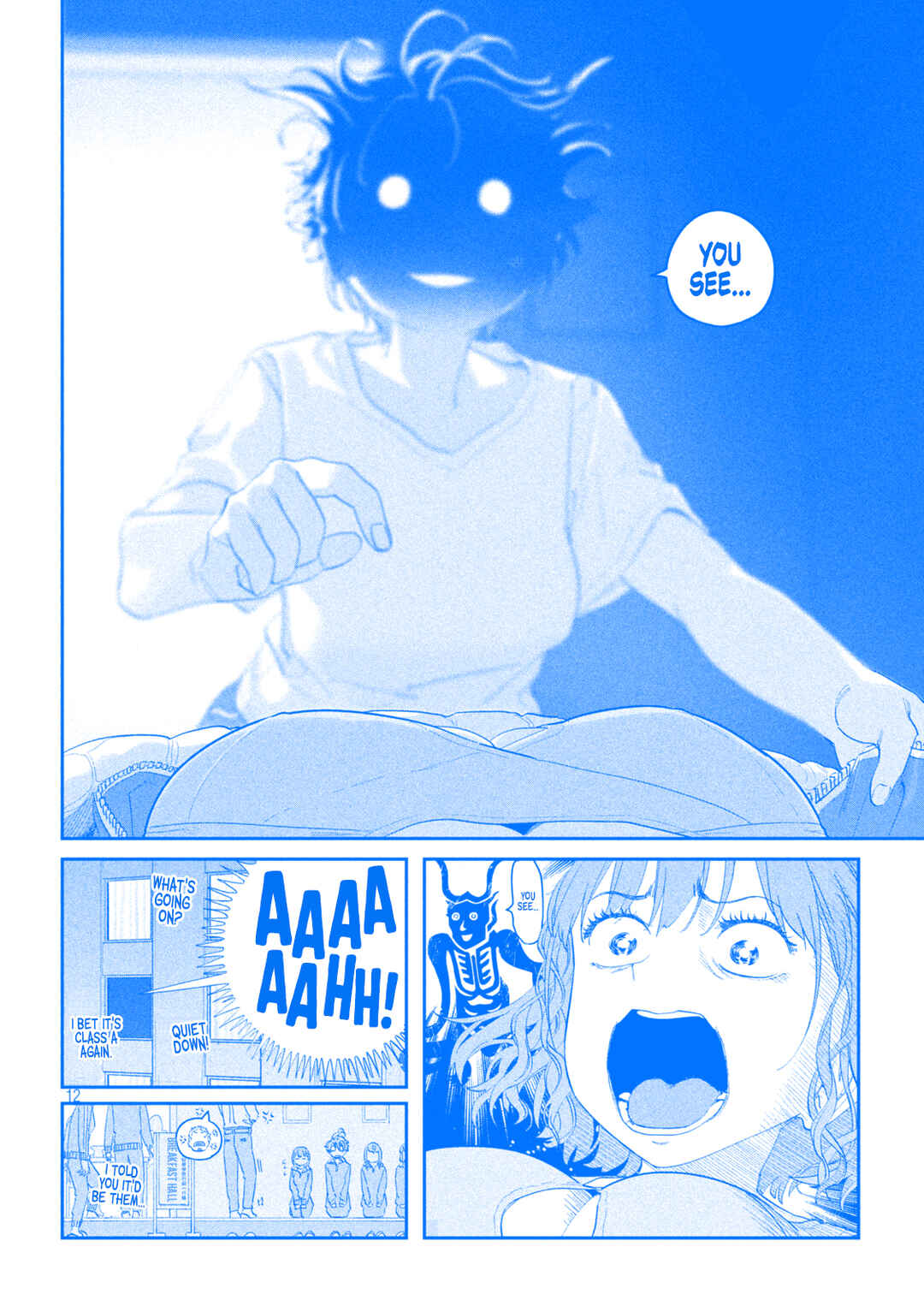 Page 13 Chapter 101 Getsuyoubi no Tawawa (Blue) (Fan Colored)