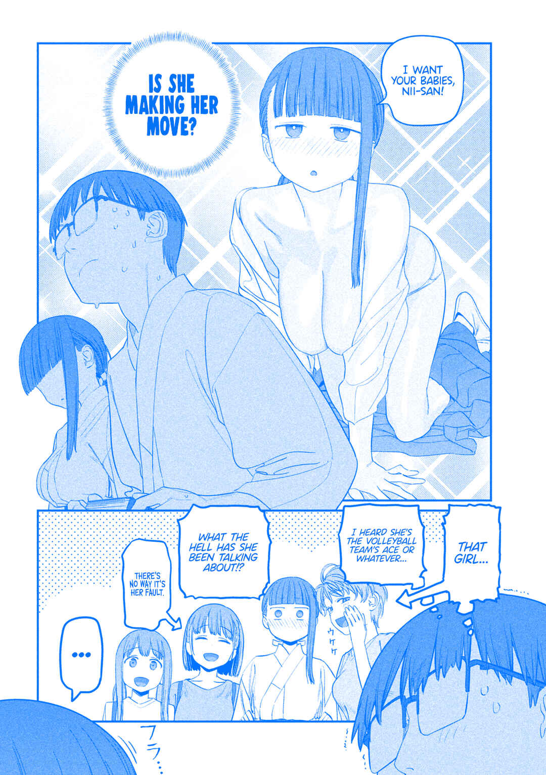 Page 9 Chapter 63 Getsuyoubi no Tawawa (Blue) (Fan Colored)