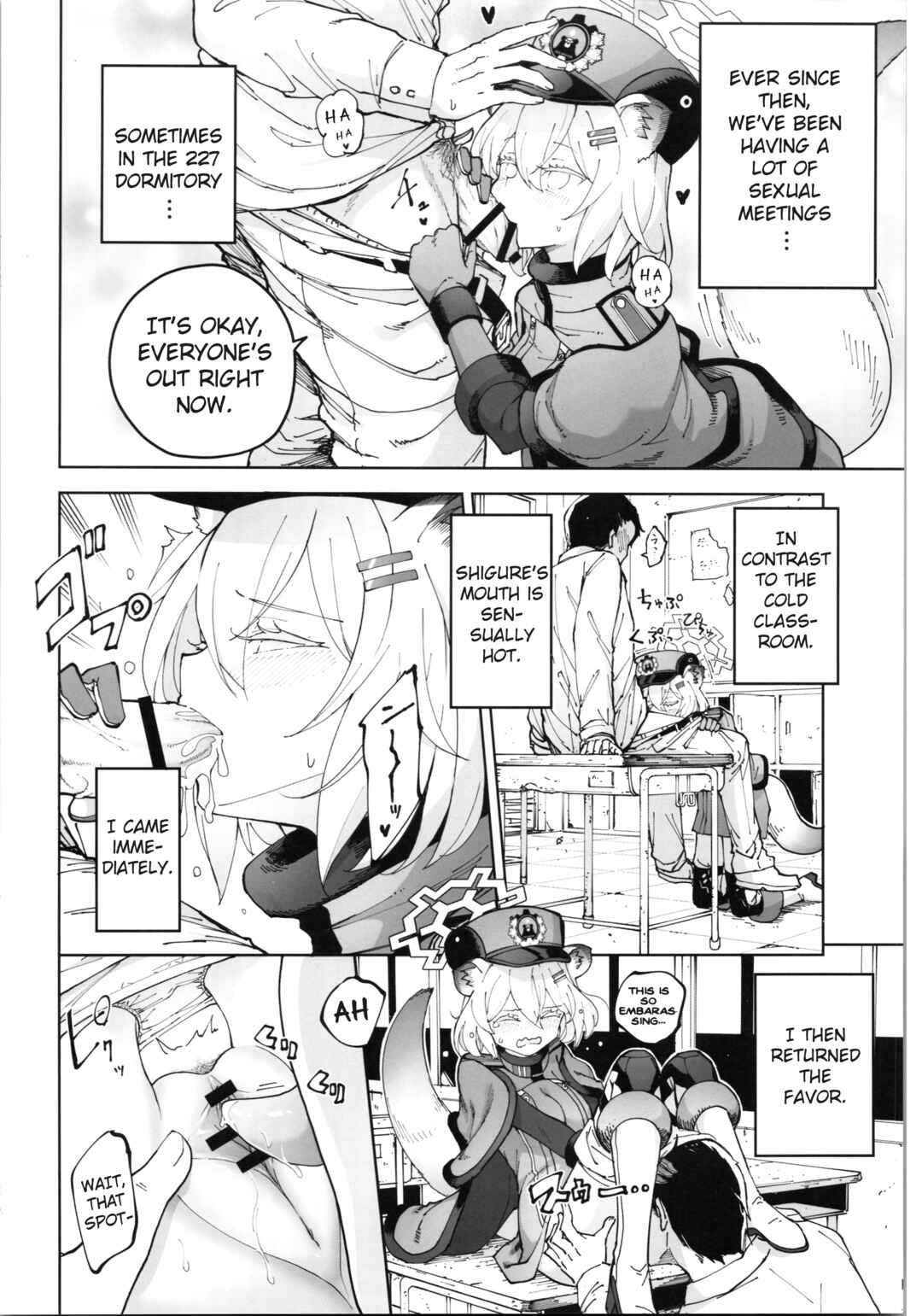 Page 19 Chapter Unknown_ba8e Blue Archive - Shigure to Secret Chotto Hatsujou Shiterukam Dakedo (Doujinshi)