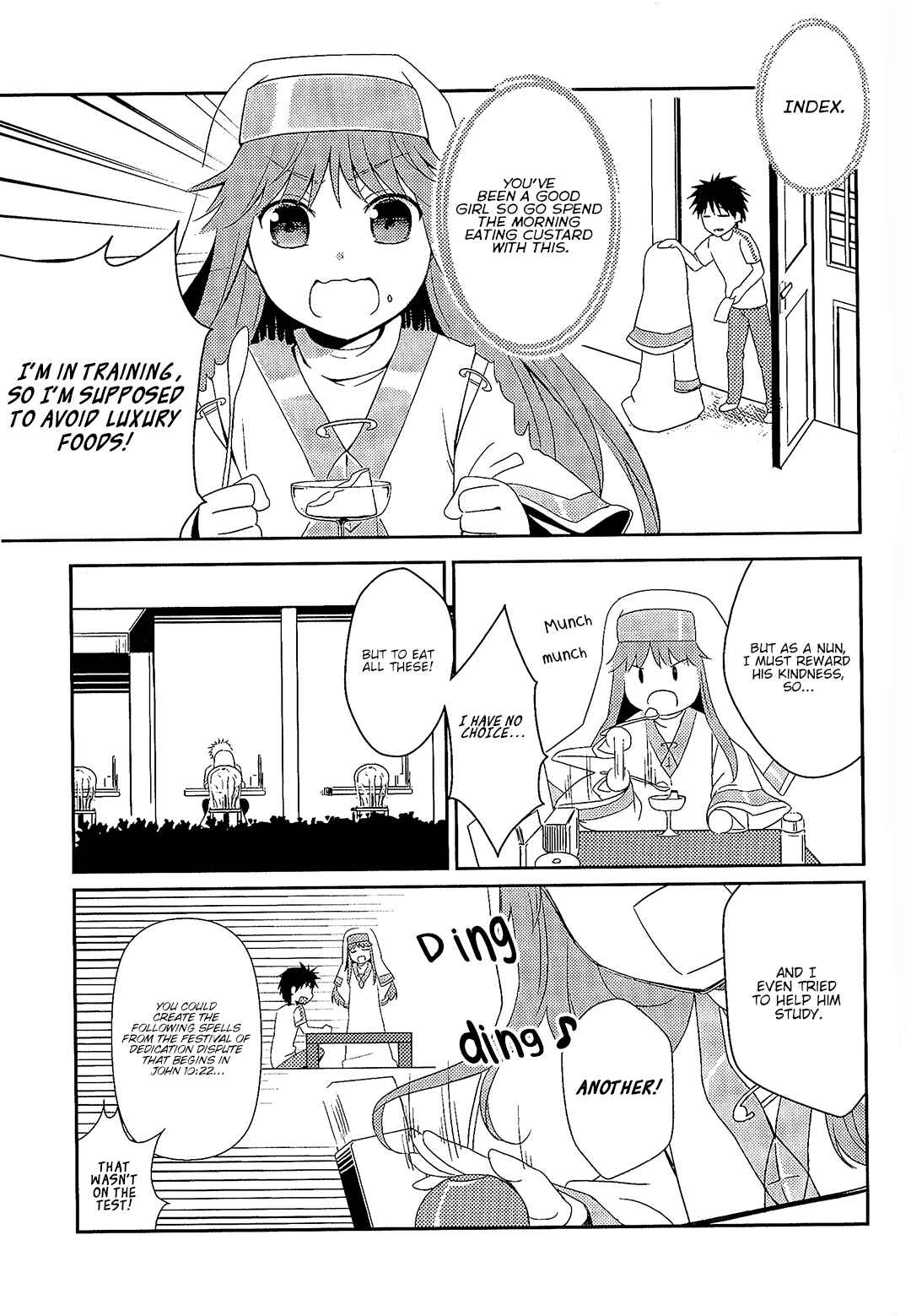 Page 4 Chapter 4 Koushiki Comic Anthology - Toaru Kagaku no Railgun featuring Toaru Majutsu no Index