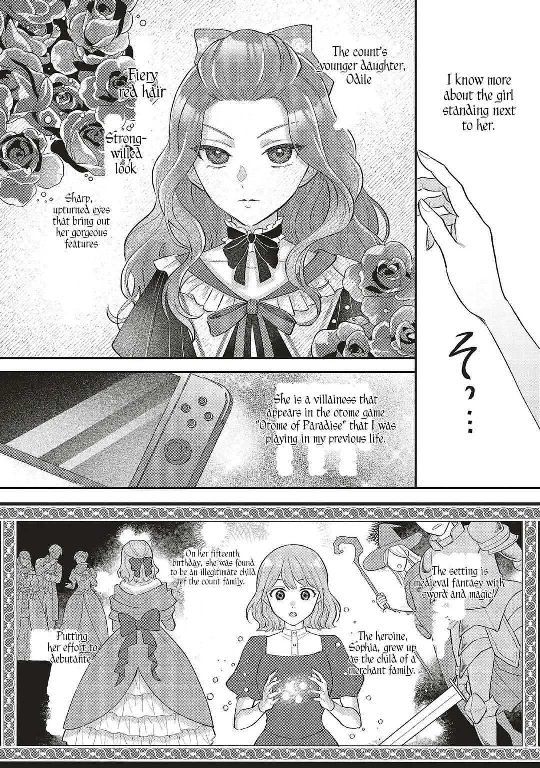 Page 10 Chapter 1.1 Akuyaku Reijou no Ane desu ga Mob de Ii no de Shinitakunai