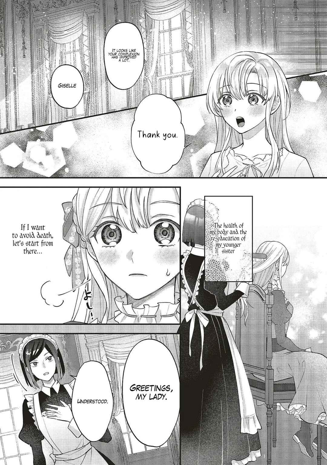 Page 14 Chapter 1.1 Akuyaku Reijou no Ane desu ga Mob de Ii no de Shinitakunai