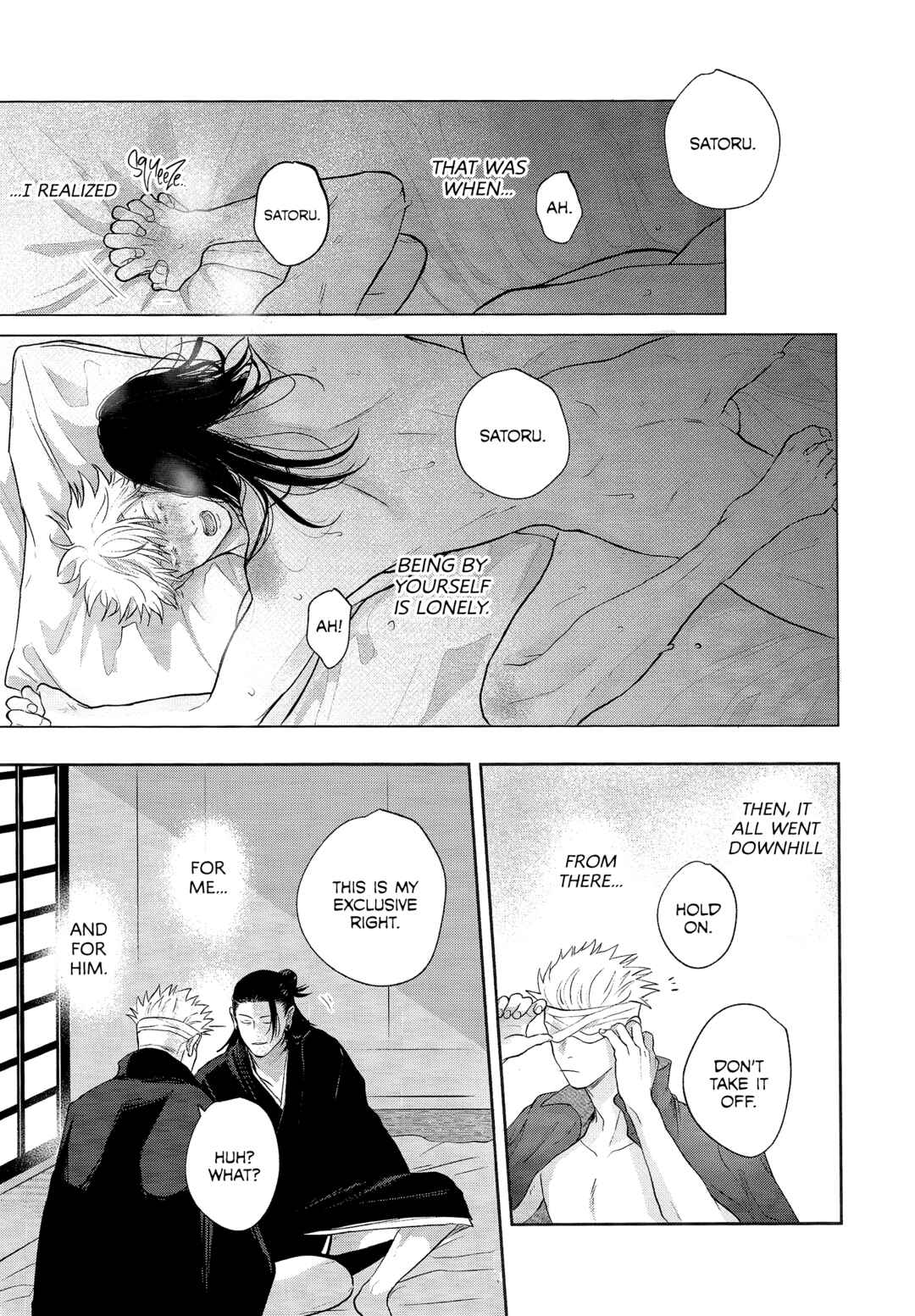 Page 19 Chapter Unknown_00fa Jujutsu Kaisen - Kimi ni Sasagu (Doujinshi)