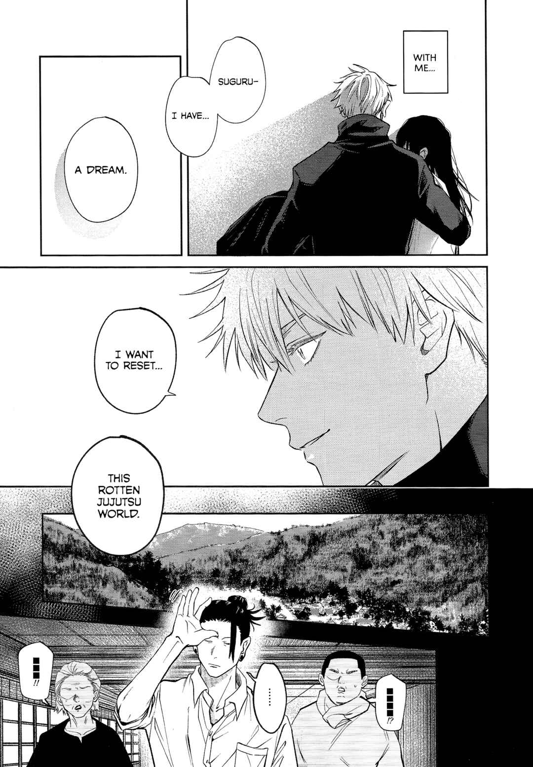 Page 38 Chapter Unknown_00fa Jujutsu Kaisen - Kimi ni Sasagu (Doujinshi)