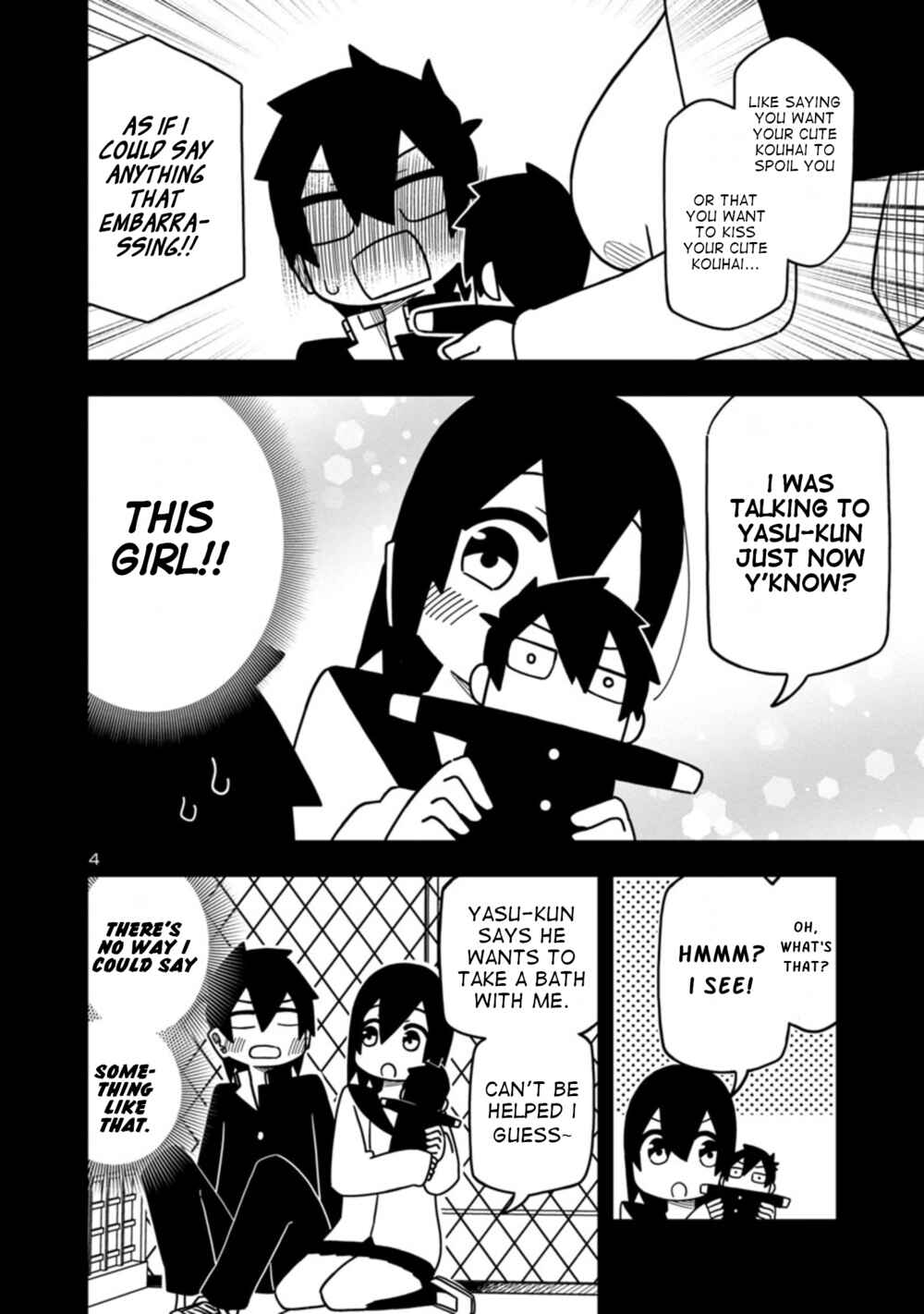 Page 4 Chapter 71 Kawaii Kouhai ni Iwasaretai