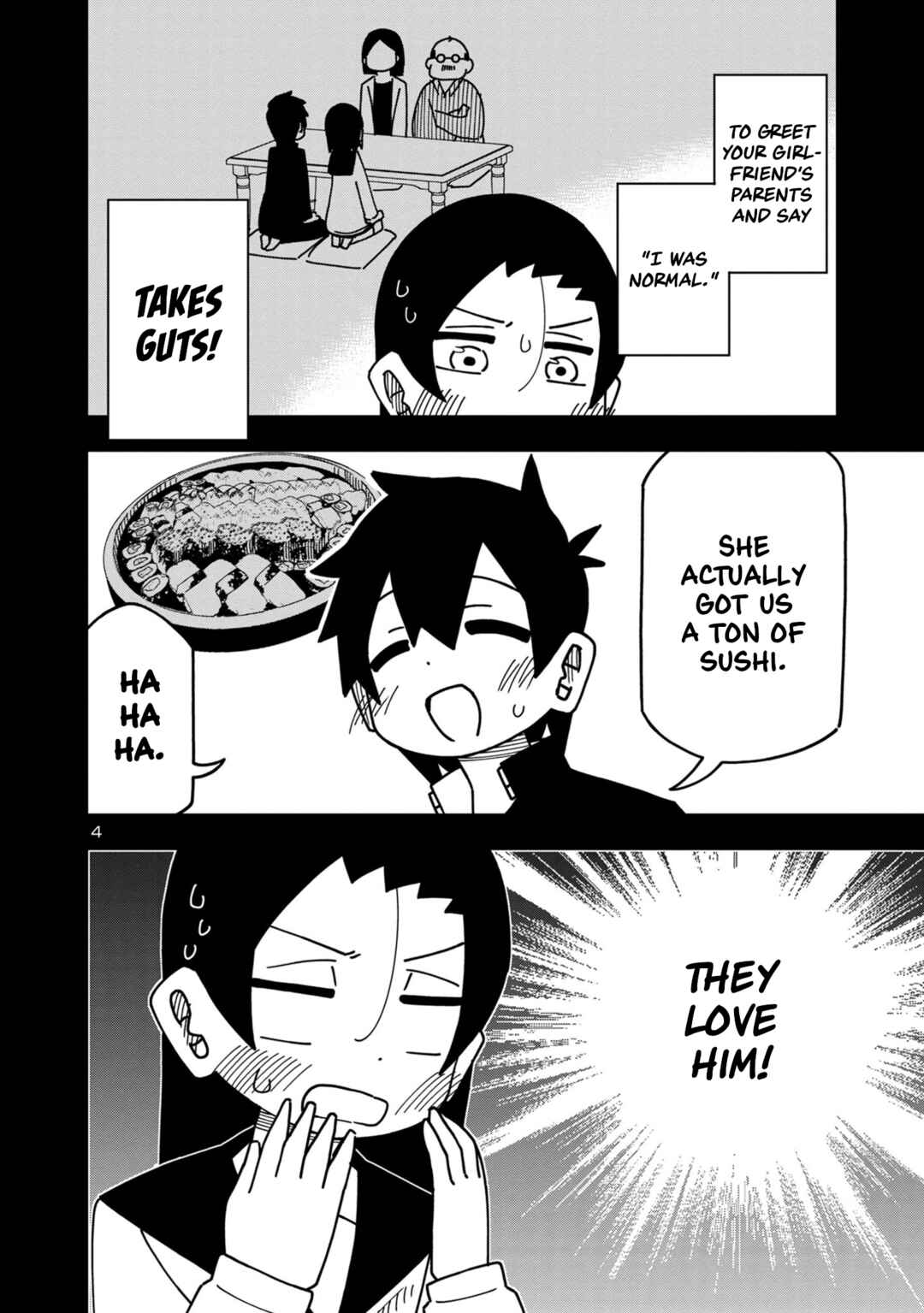 Page 4 Chapter 103 Kawaii Kouhai ni Iwasaretai