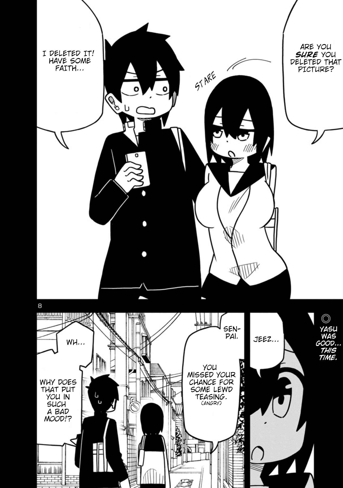 Page 8 Chapter 59 Kawaii Kouhai ni Iwasaretai