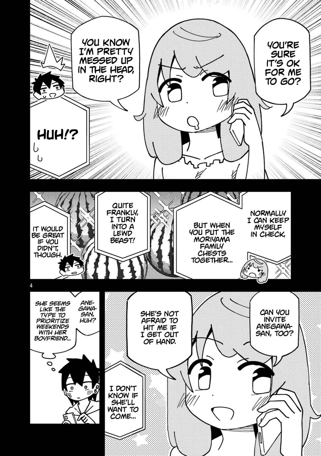 Page 4 Chapter 126 Kawaii Kouhai ni Iwasaretai