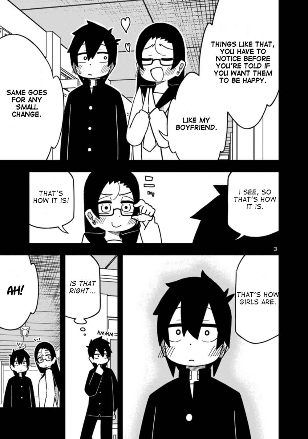 Page 3 Chapter 65 Kawaii Kouhai ni Iwasaretai