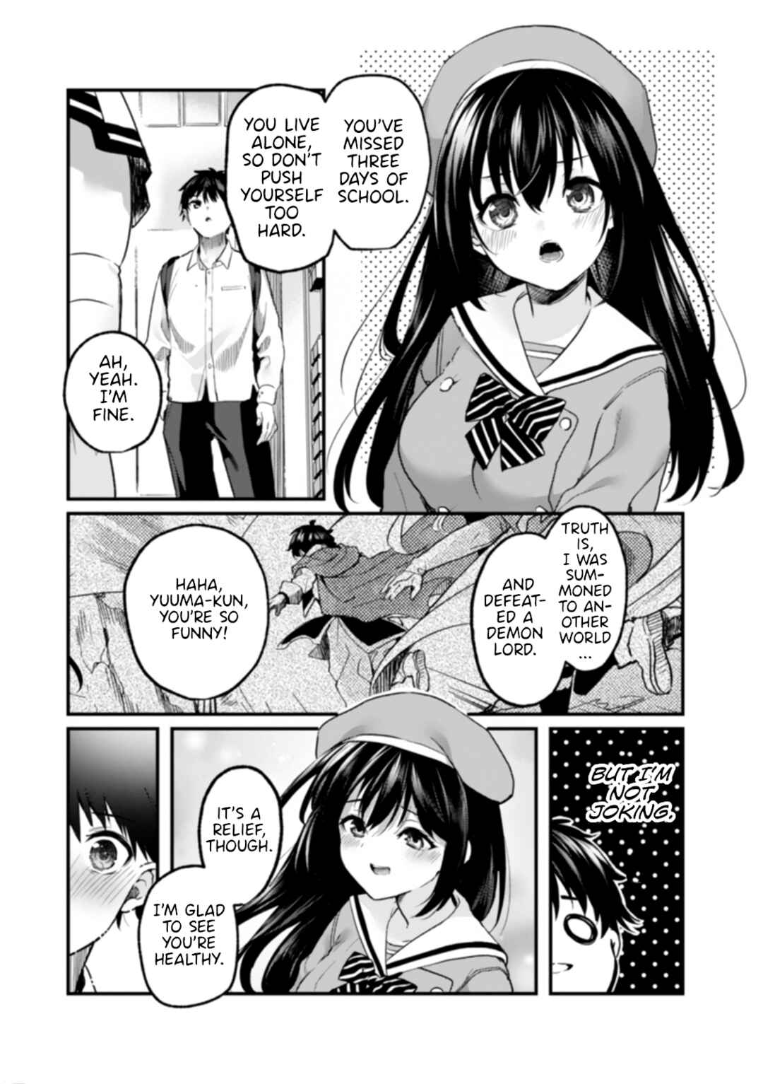Page 5 Chapter 1 Kouryaku Sareta Maou Bell wa Akiramenai! Isekaigaeri no Yuushatachi ni Fukushuu Shite mo Ii Desu ka?