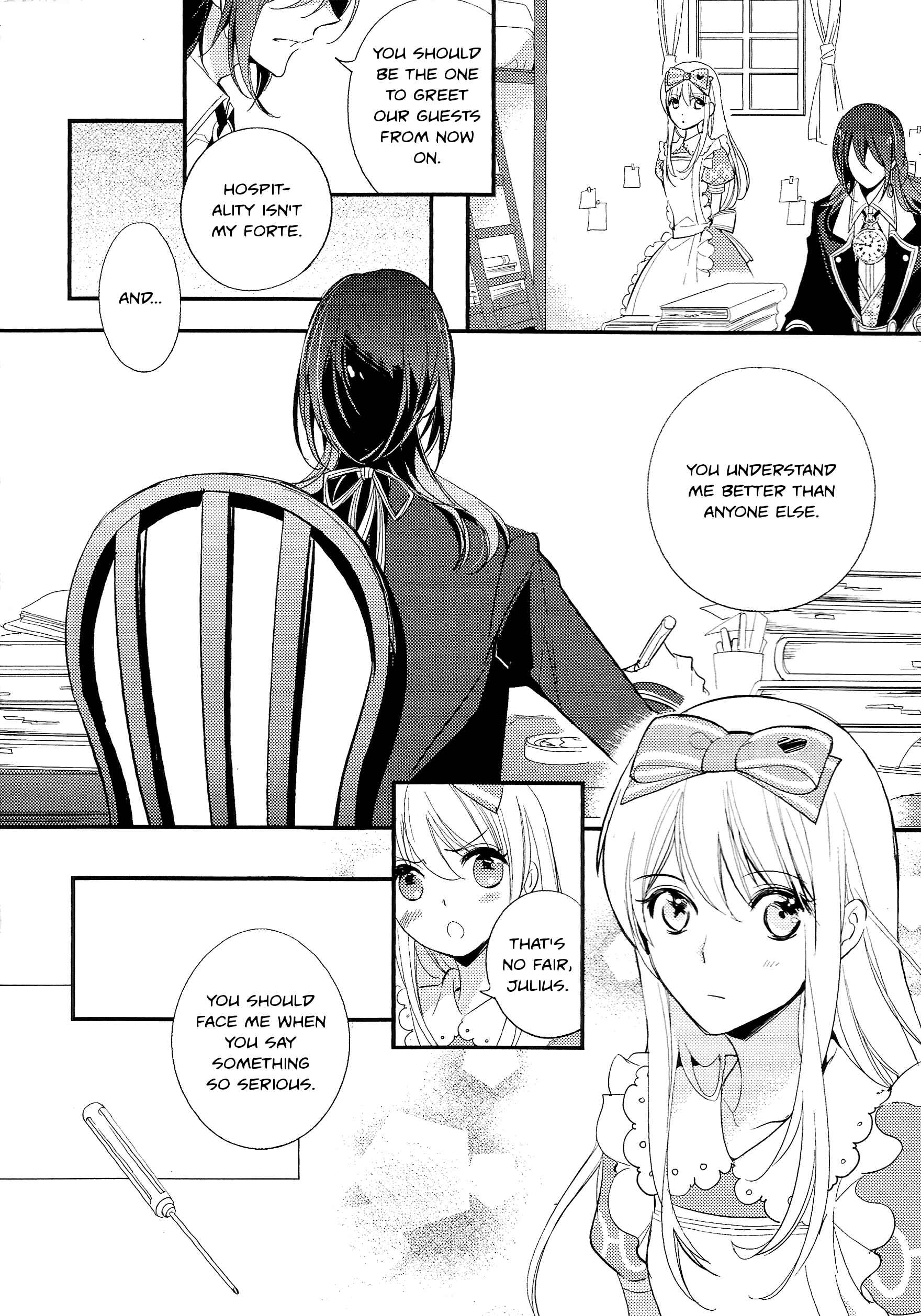 Page 18 Chapter 1 Alice in the Country of Hearts ~Wonderful Twin World~ Love, Storms, and Flower Clocks
