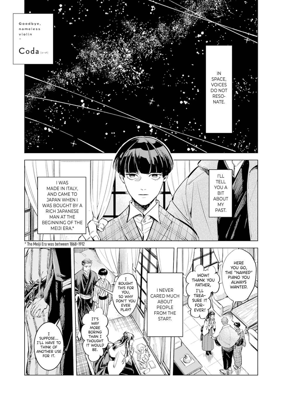 Page 1 Chapter 6.5 Sayonara, Nanashi no Violin