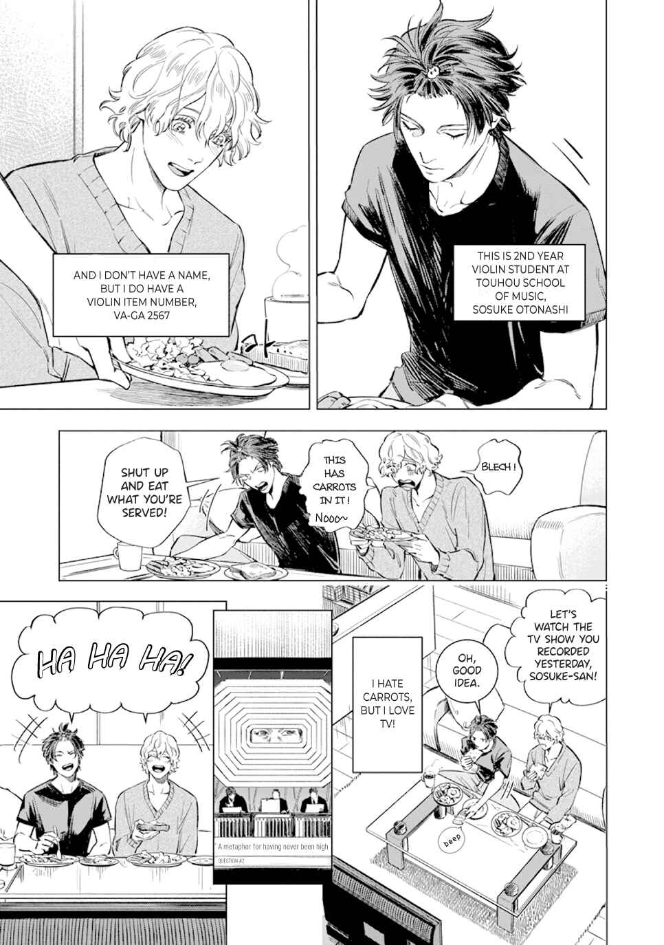 Page 3 Chapter 3 Sayonara, Nanashi no Violin