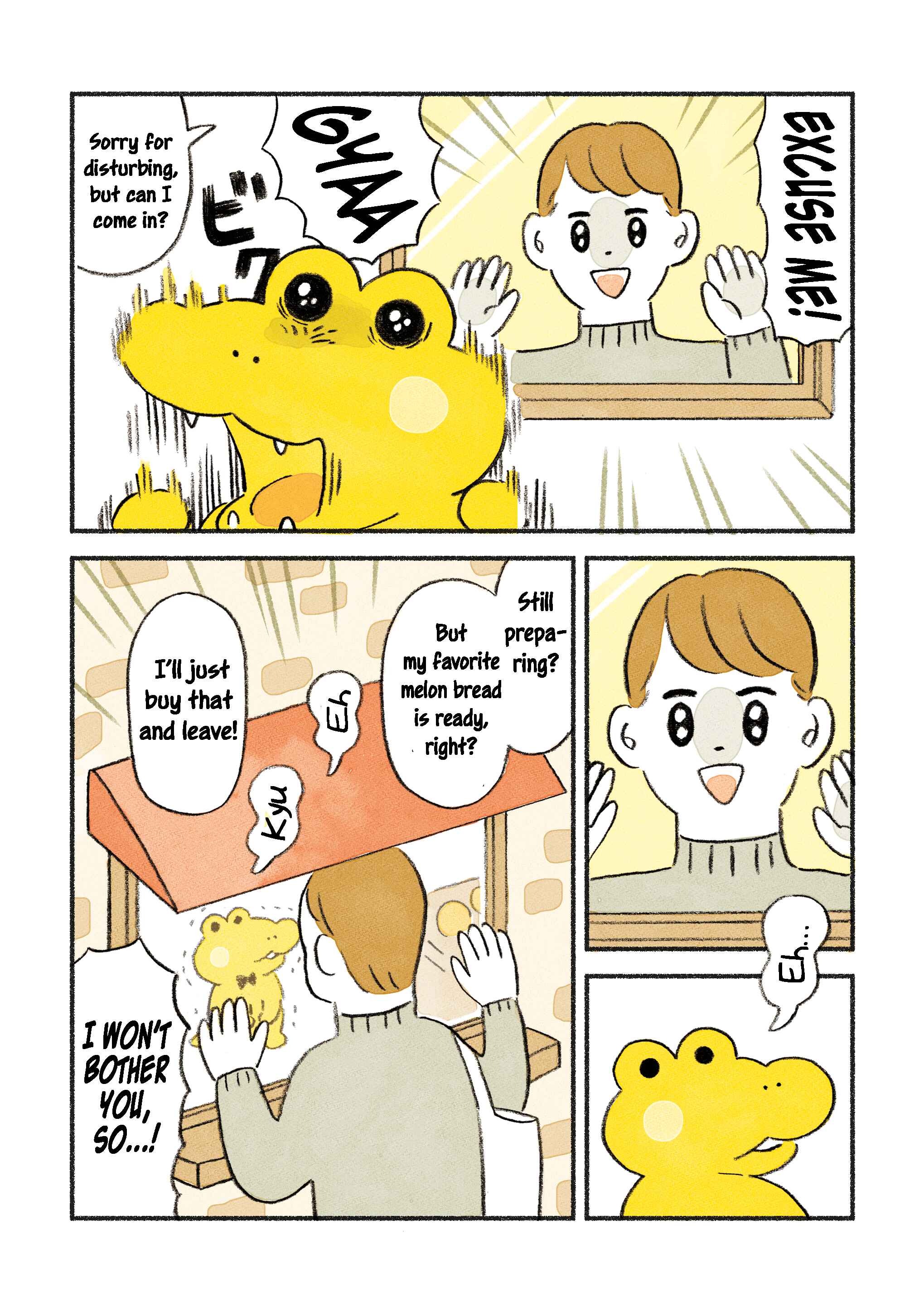 Page 2 Chapter 1 Good Luck, Bread Crocodile!