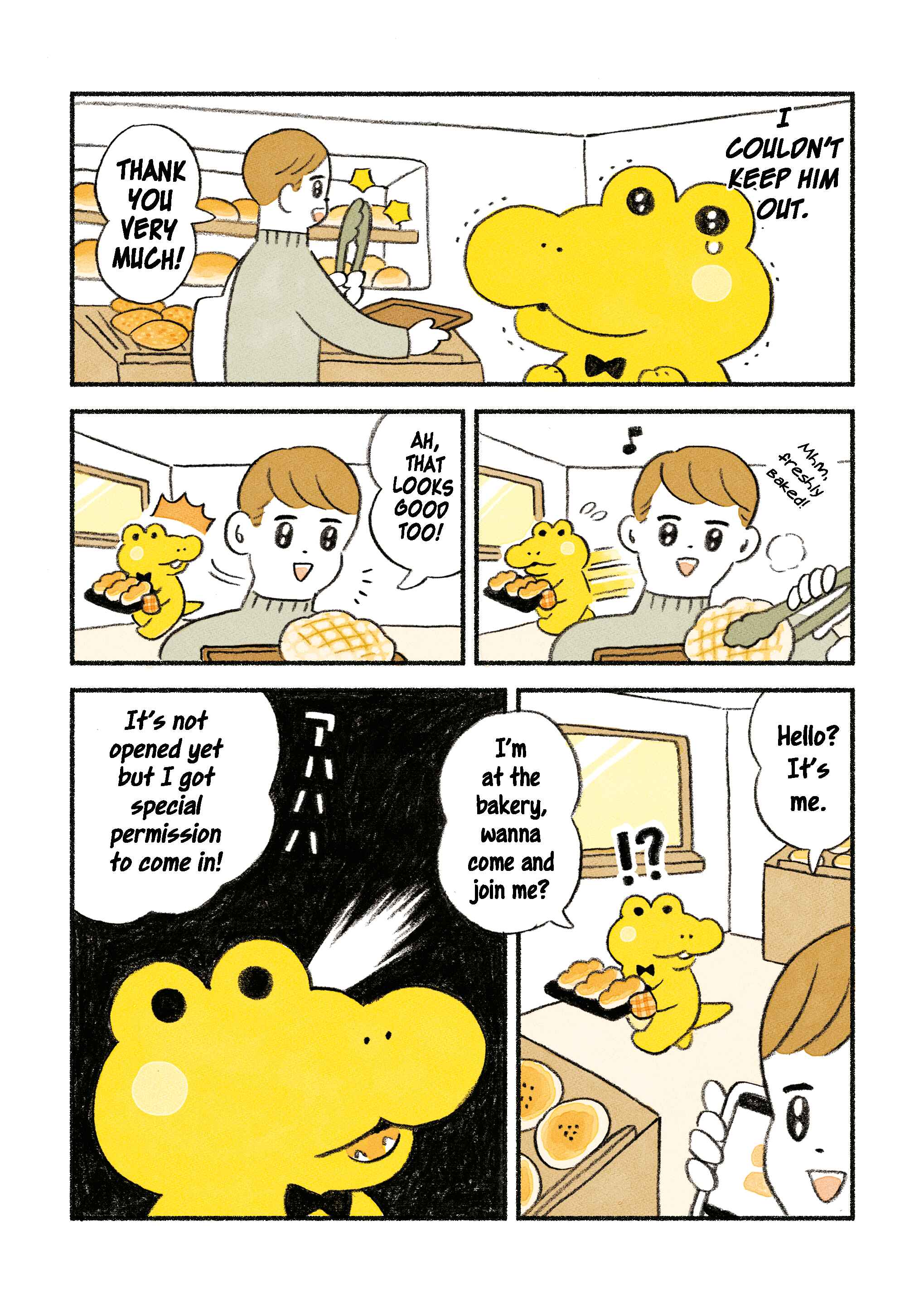 Page 3 Chapter 1 Good Luck, Bread Crocodile!