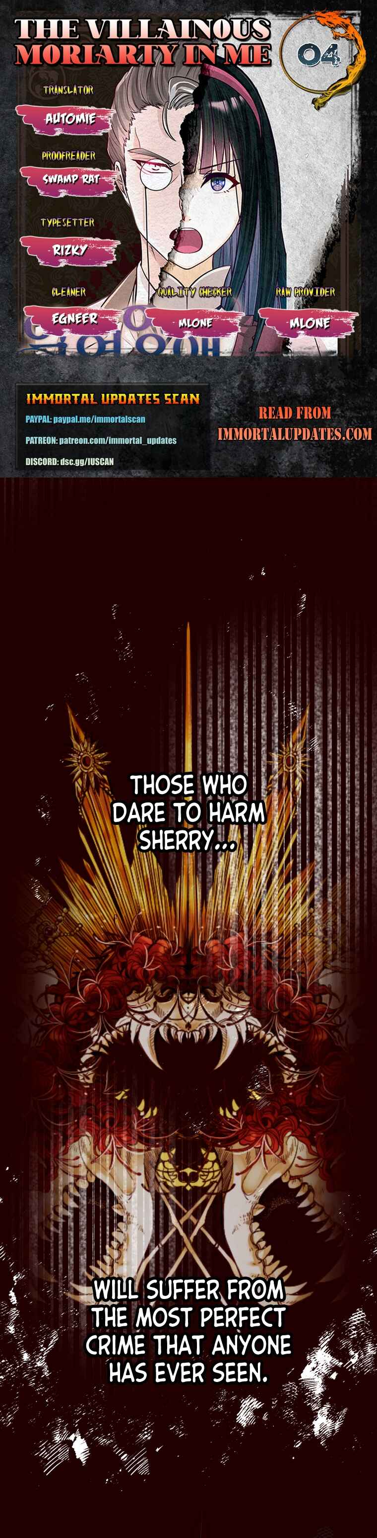 Page 1 Chapter 4 The Villainous Moriarty in Me