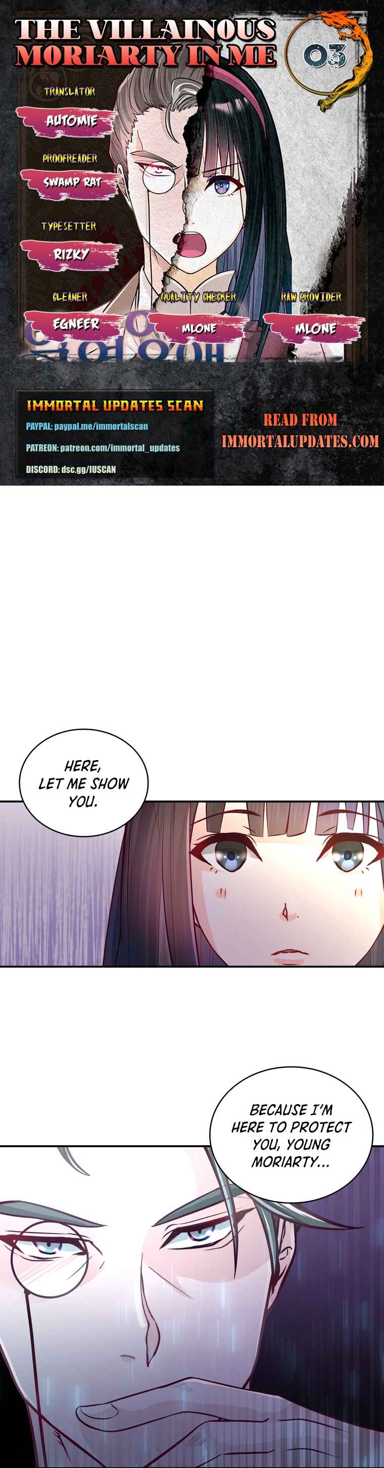 Page 1 Chapter 3 The Villainous Moriarty in Me
