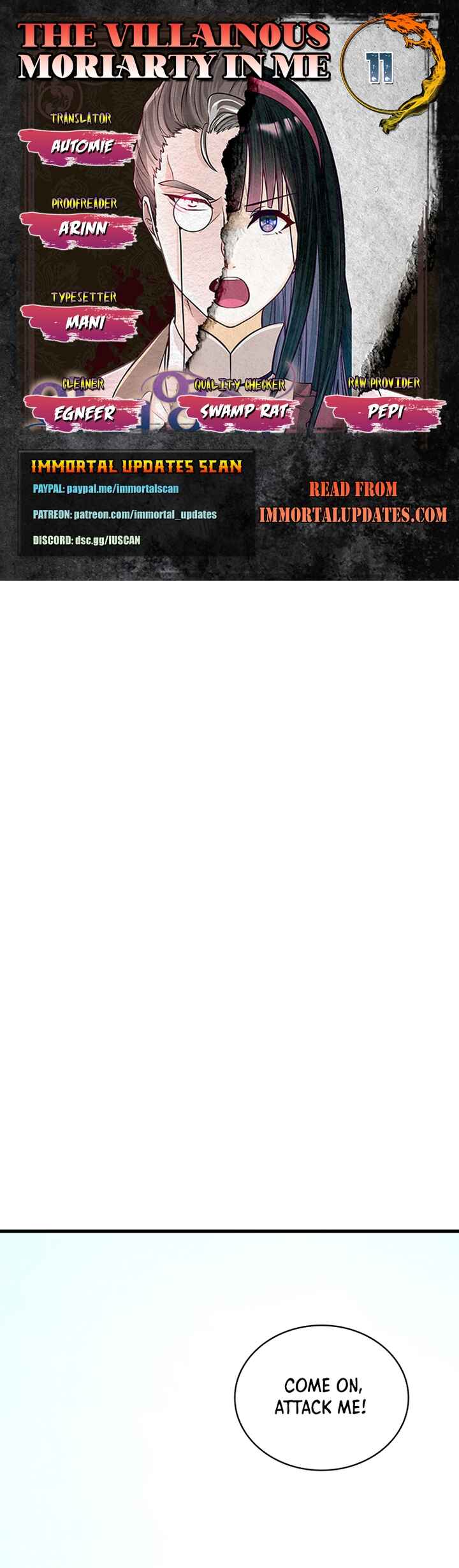 Page 1 Chapter 11 The Villainous Moriarty in Me
