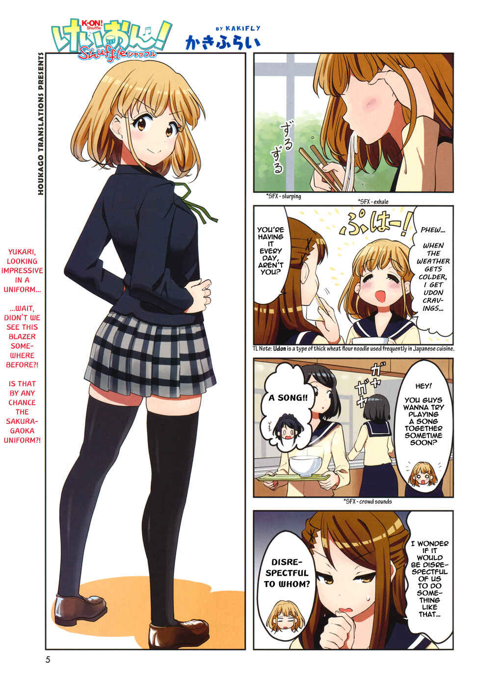 Page 1 Chapter 7 K-ON! Shuffle