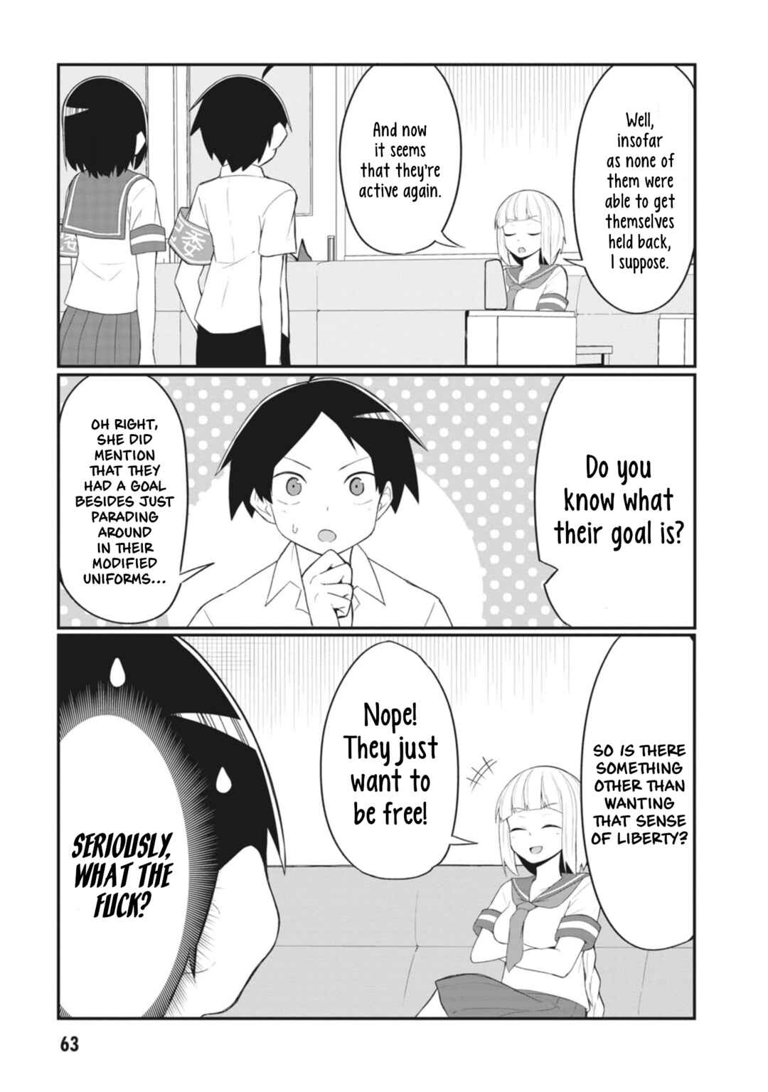 Page 3 Chapter 18 Kuso Zako Fuuki Iinchou Kaeri-chan
